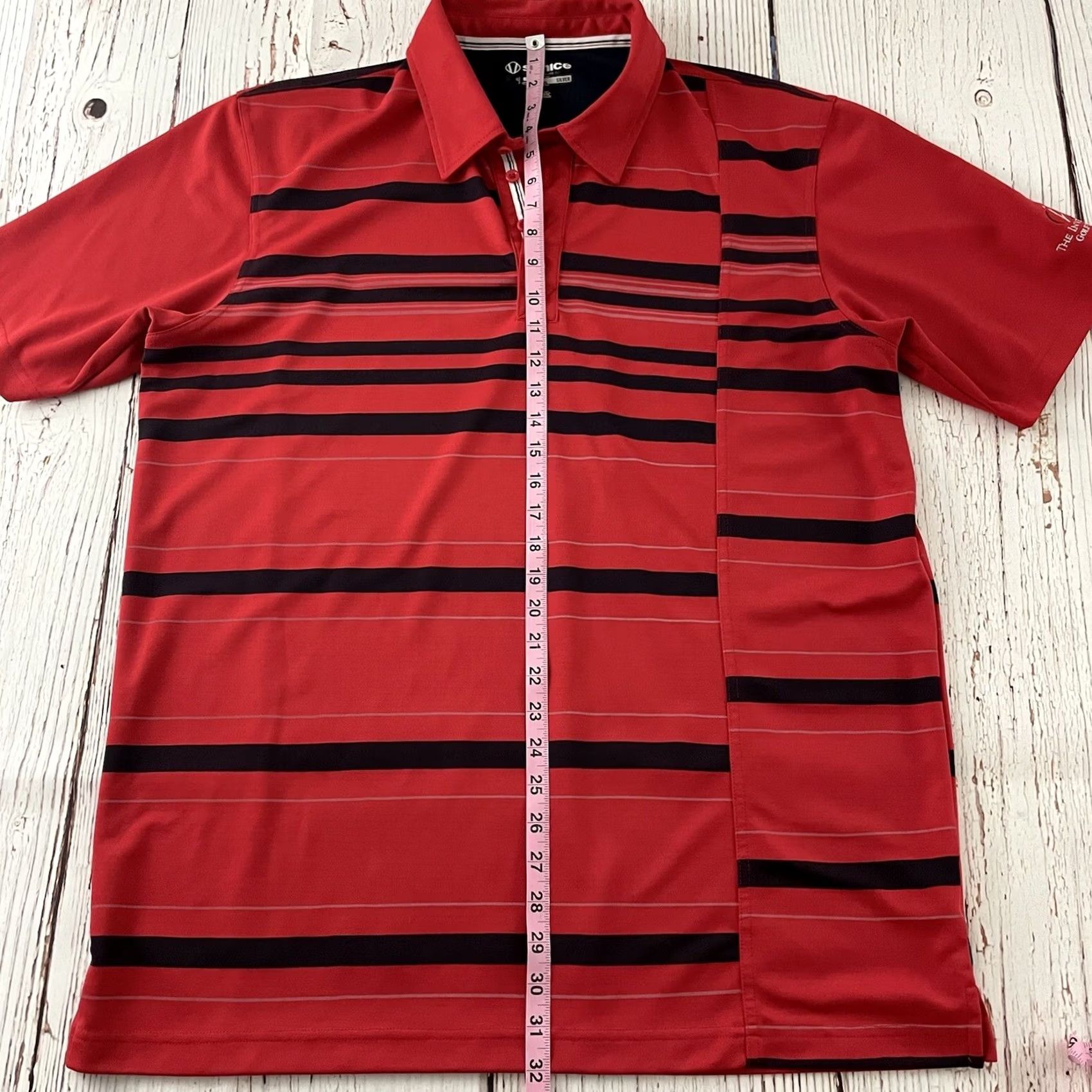 Vintage Sunice Polo Shirt Mens XL Red Inverness Golf Club Short Sleeve Button-Up Cotton Shirt Size US XL / EU 56 / 4 - 5 Thumbnail