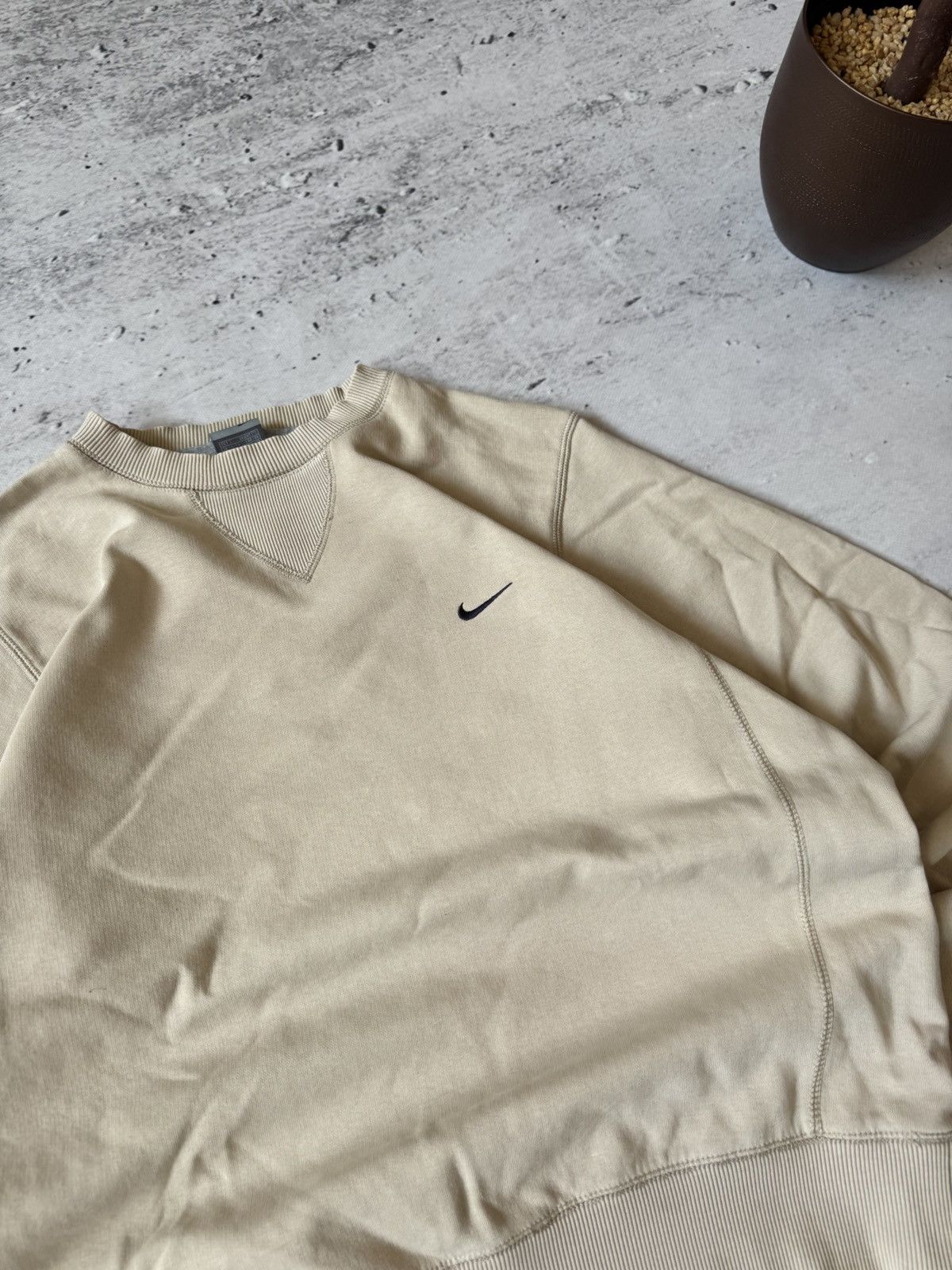 Nike × Vintage NIKE VINTAGE 00s y2k OVERSIZE BAGGY SWEATSHIRT CENTER LOGO Size US S / EU 44-46 / 1 - 3 Thumbnail
