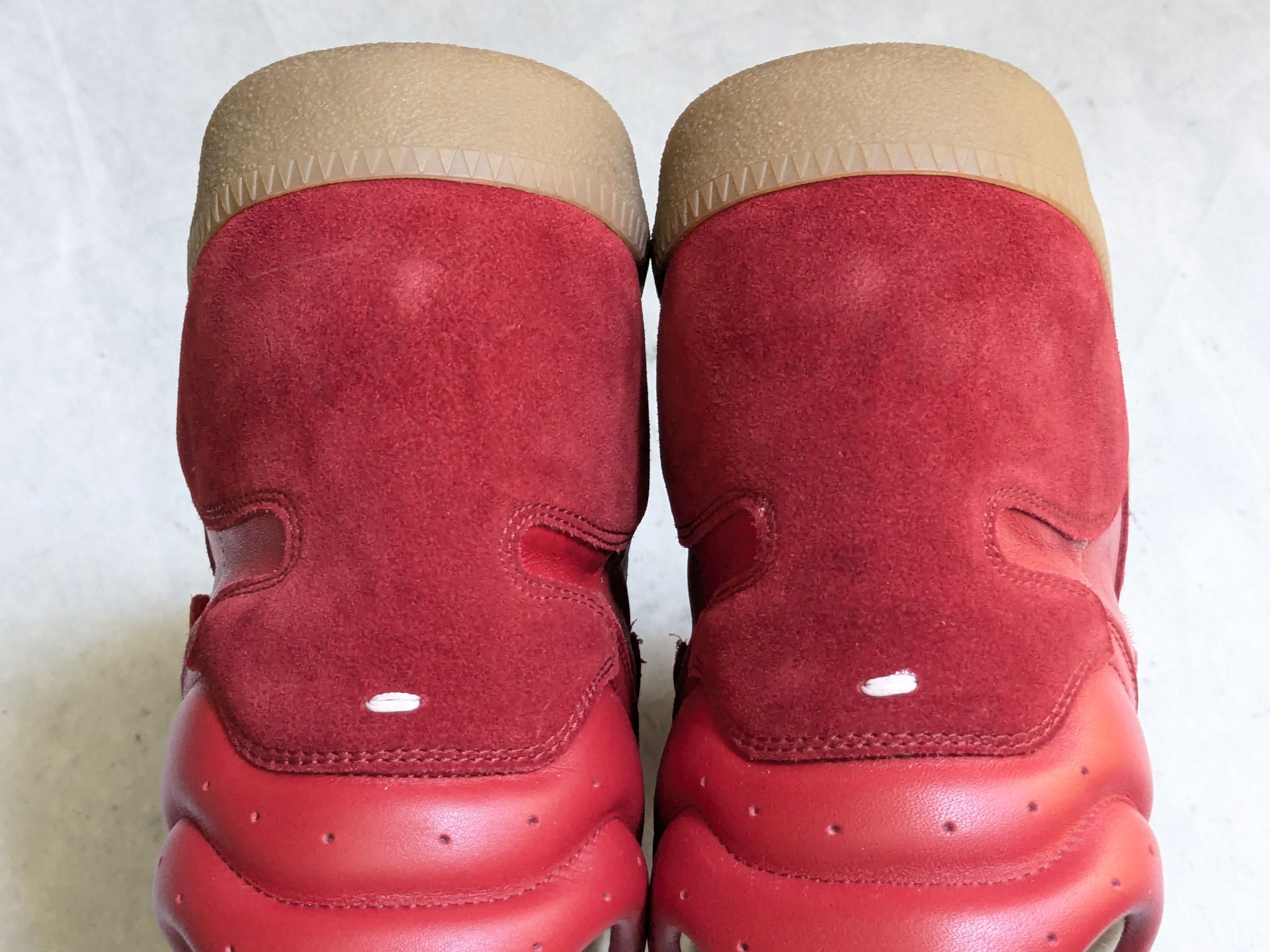 Maison Margiela Maison Margiela Triple Strap Sneakers 10 43 High Top Red Gum Size US 10 / EU 43 - 16 Thumbnail