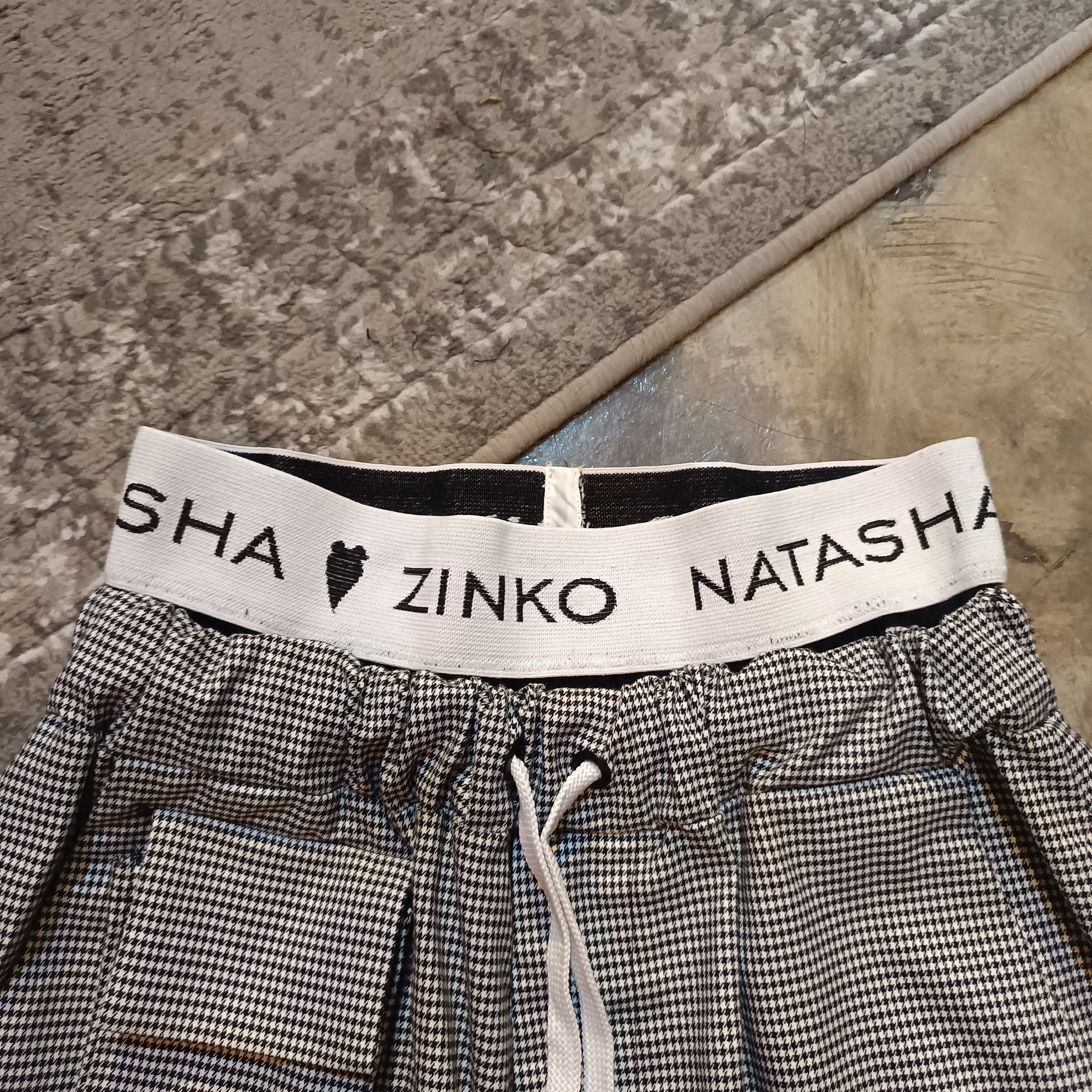 Natasha Zinko Natasha Zinko Double Waist Houndstooth Cargo Pant Size 27" / US 4 / IT 40 - 5 Thumbnail
