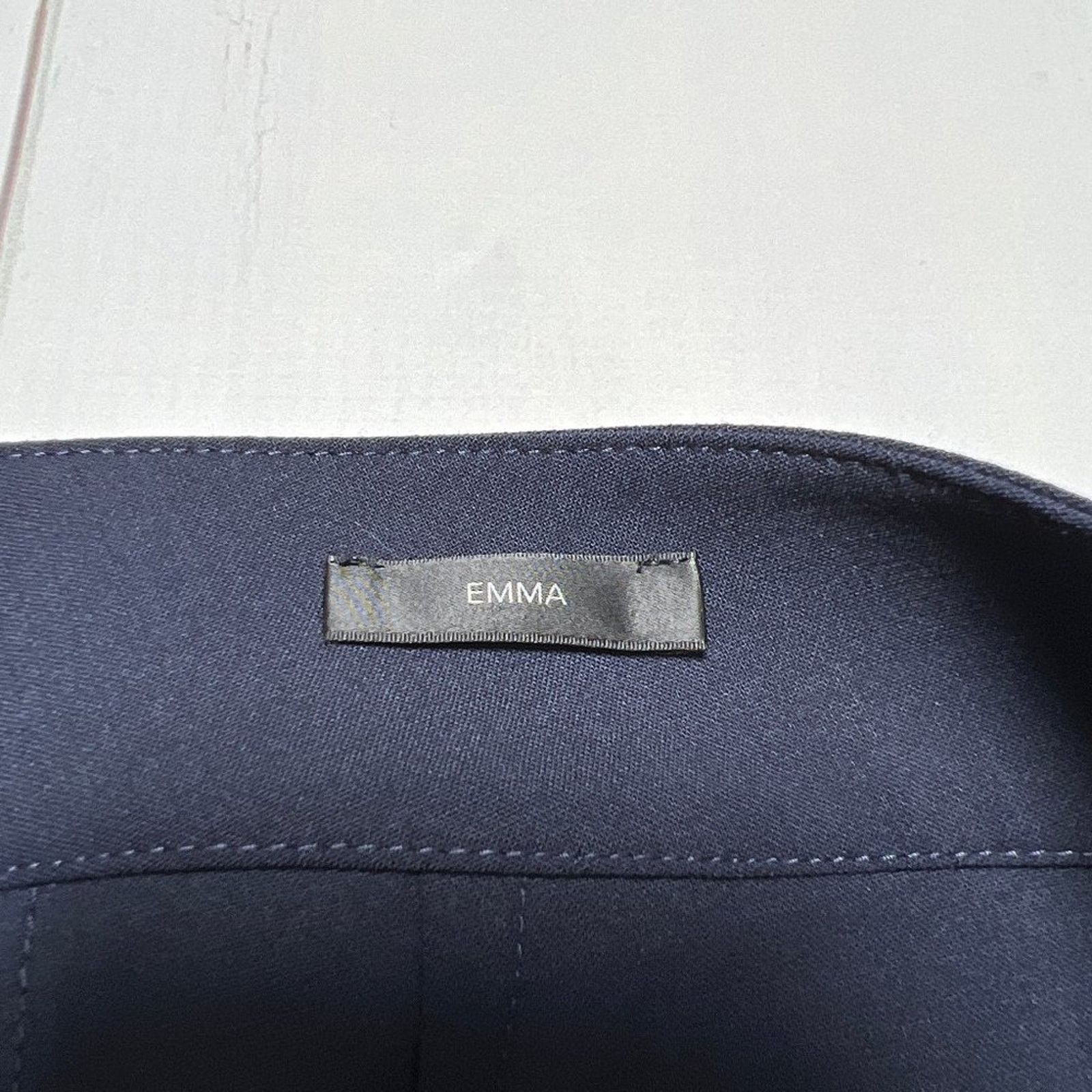St. John St. John Emma Wool Navy Straight Trousers Size 12 Size 34" / US 12 / IT 48 - 4 Thumbnail