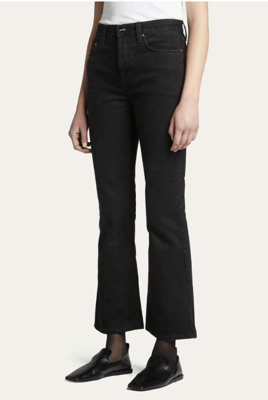 Toteme Toteme Cropped Kick Denim Jeans Size 32" / US 10 / IT 46 - 1 Thumbnail