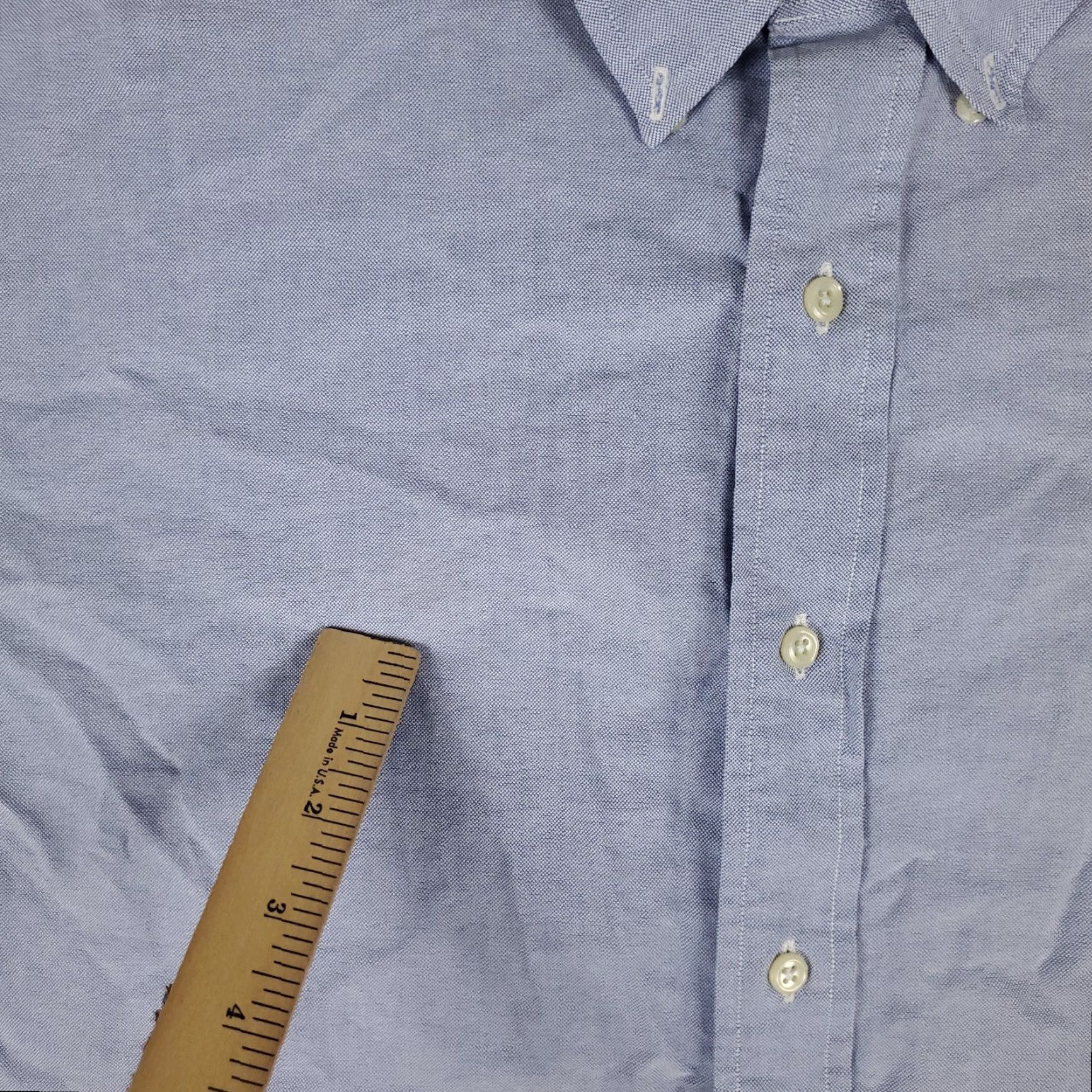 Ralph Lauren Ralph Lauren Dress Shirt Mens Size 16.5 Blue Long Sleeve Button-Up Classic American Size 42R - 4 Thumbnail