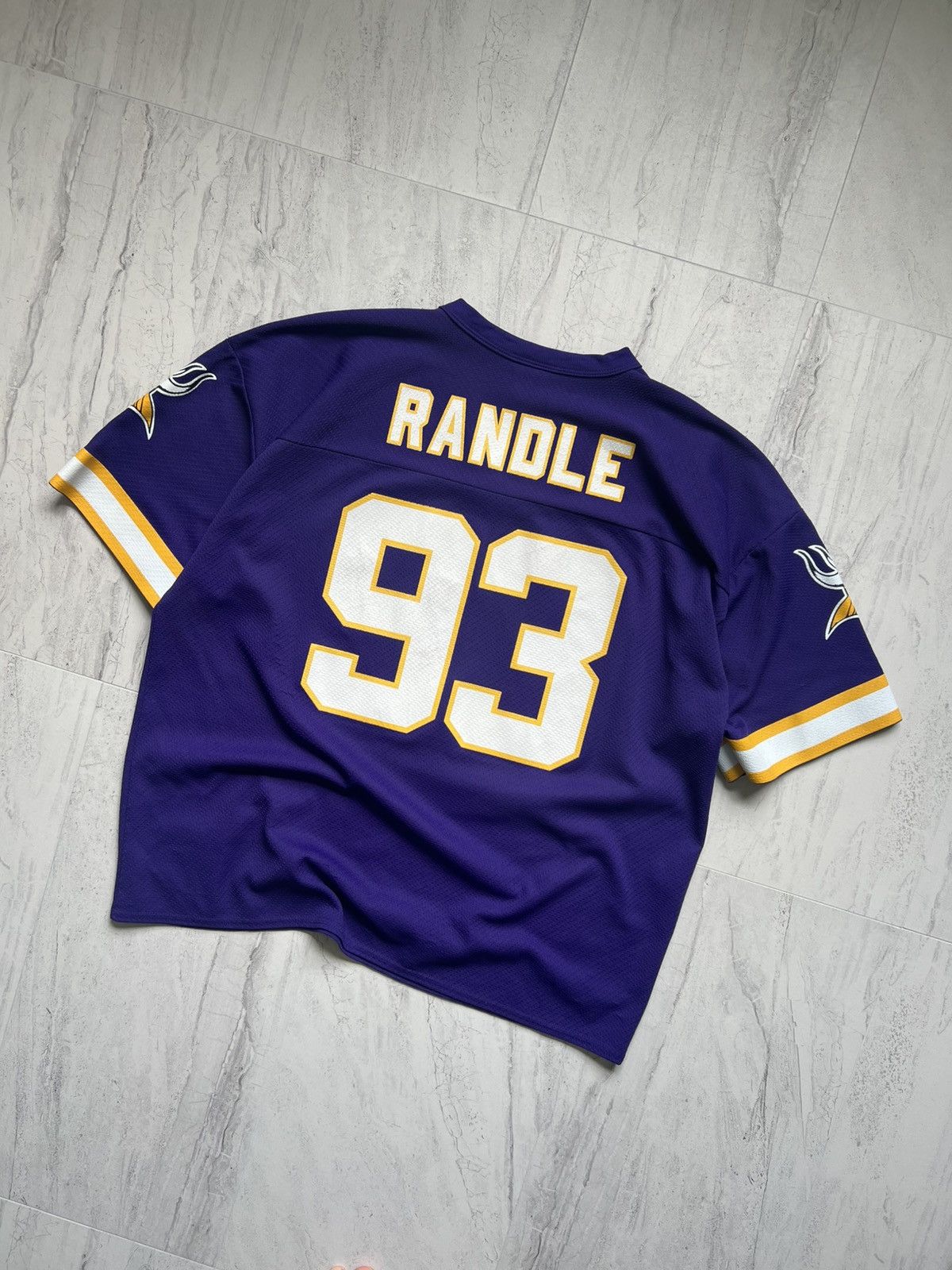Nike Vintage 90’s Logo Athletic Minnesota Vikings Football Jersey Size US XL / EU 56 / 4 - 3 Thumbnail