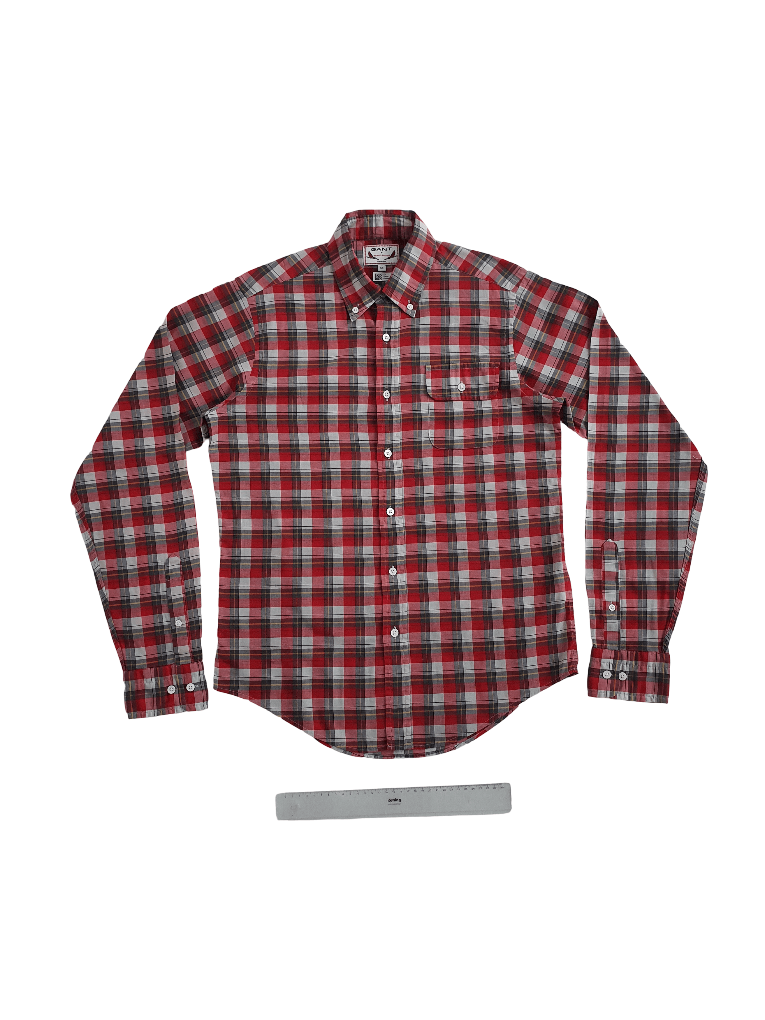 Gant × Michael Bastian Casual Button-Down Collar Shirt - Madras - Winter 2011 Size US M / EU 48-50 / 2 - 1 Thumbnail