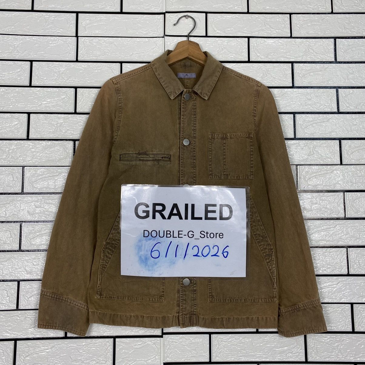 Japanese Brand 📌Vintage Hickory Chore Jacket Majestic Lagon Issey Miyake Size US M / EU 48-50 / 2 - 1 Thumbnail