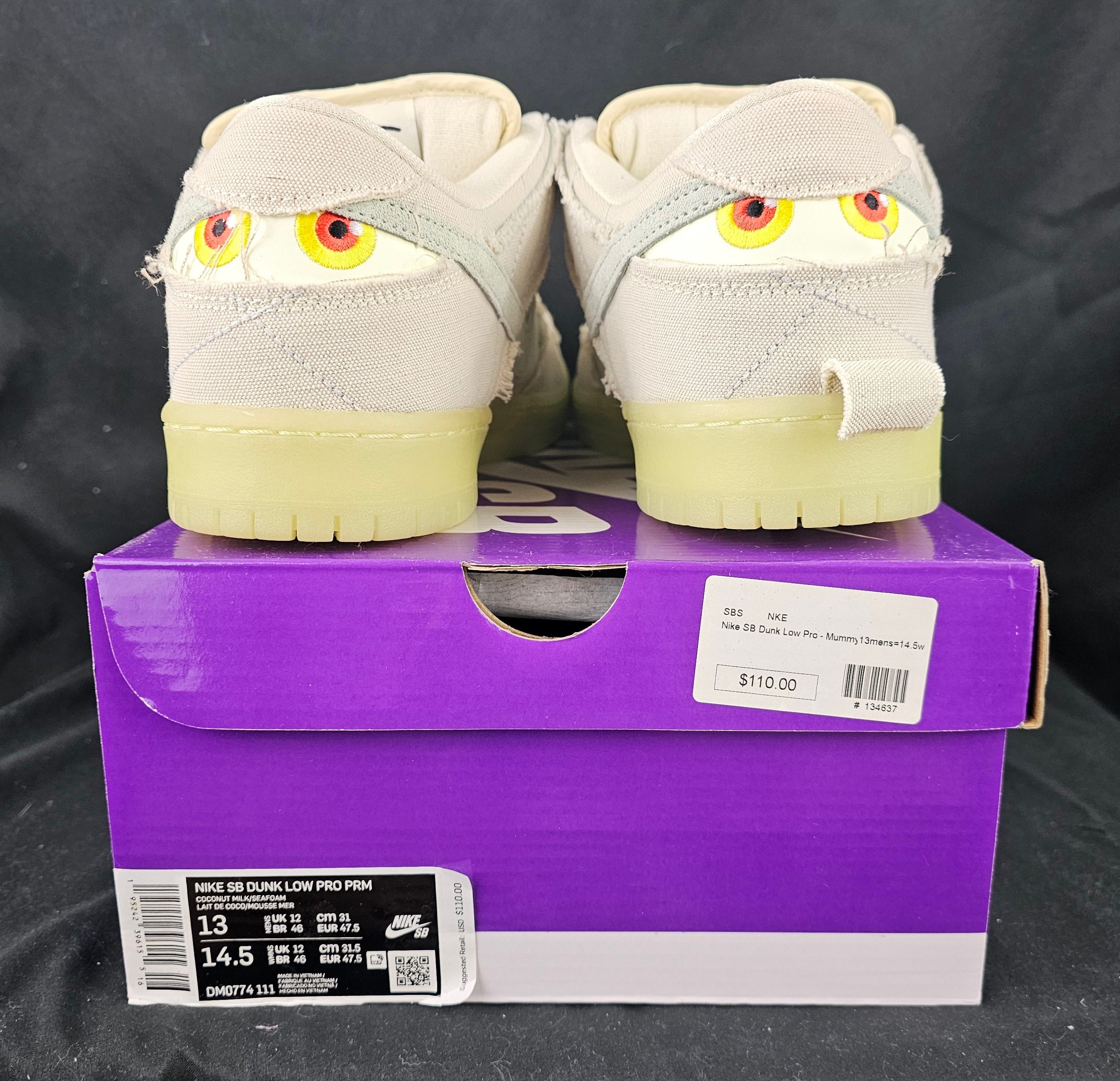 Nike Nike SB Dunk Low Mummy Halloween 2021 Men's Size 13 US NEW Size US 13 / EU 46 - 9 Thumbnail