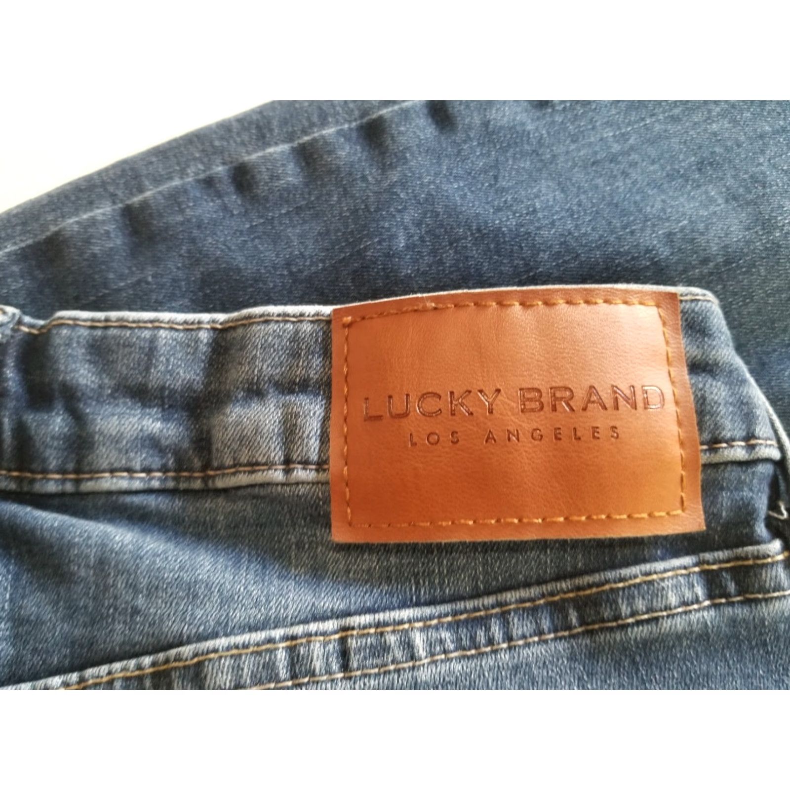 Lucky Brand Lucky Brand Jeans Skinny Womens Size 4 27 Inseam 28 Blue Cotton Polyester Elastane 5-Pocket Denim Mid Rise Slim Fit Modern Lolita Skinny Size 27" / US 4 / IT 40 - 6 Thumbnail
