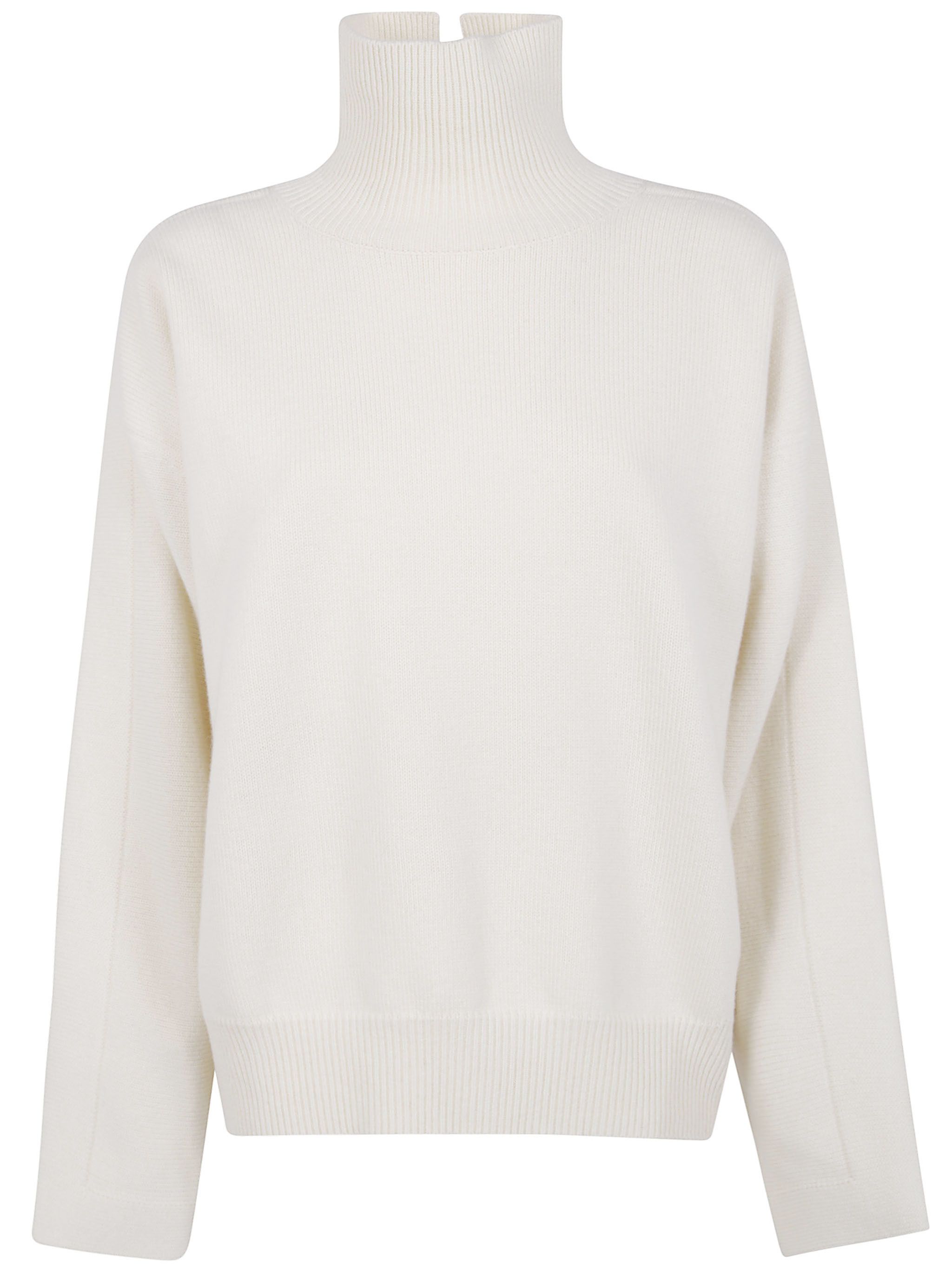Jil Sander HIGH NECK LONG SLEEVES "PADDED DETAILS" JUMPER Size M / US 6-8 / IT 42-44 - 1 Thumbnail