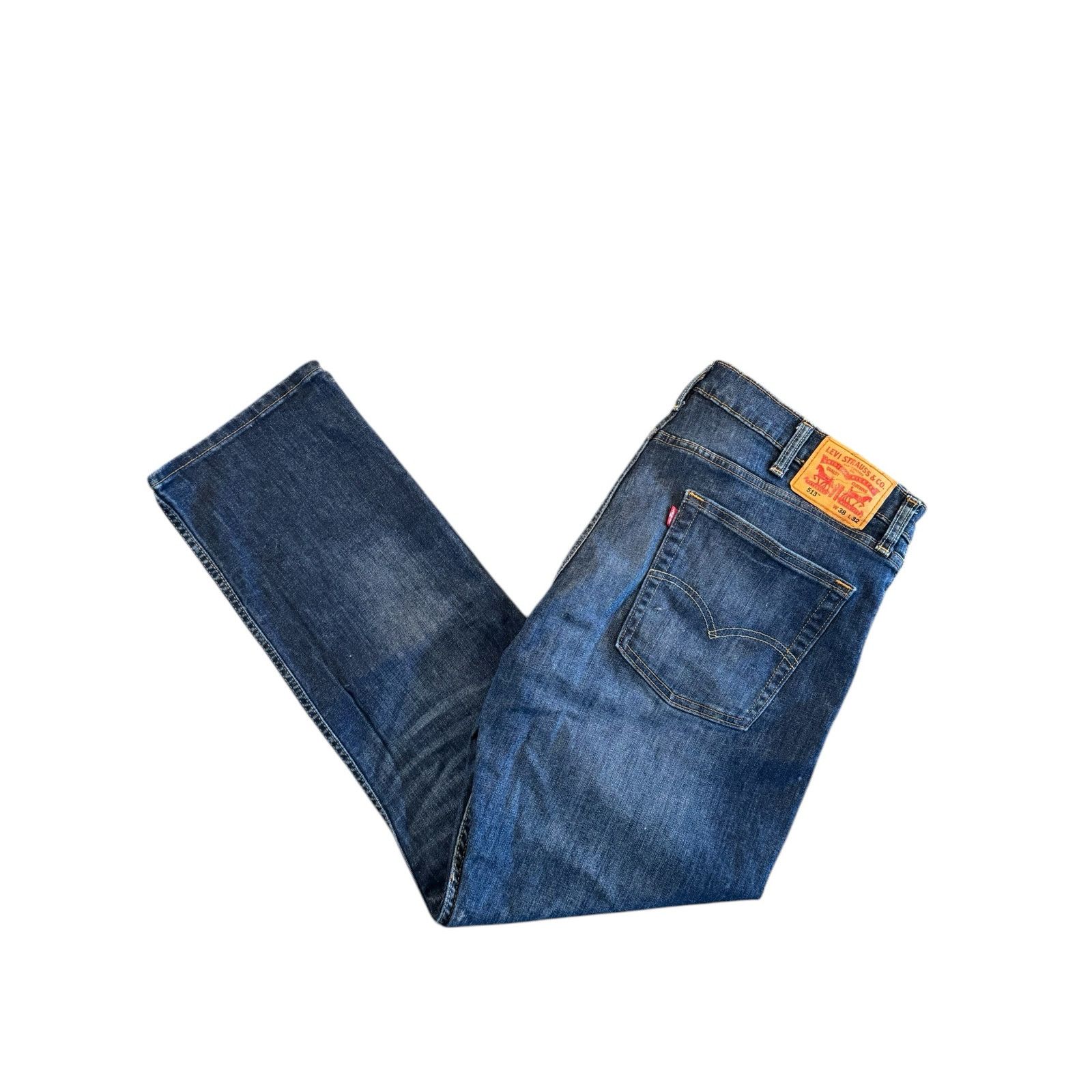 Levi's Levi’s Men's 513 Slim Straight Denim Pants W38xL32 Stretch Size US 38 / EU 54 - 2 Thumbnail