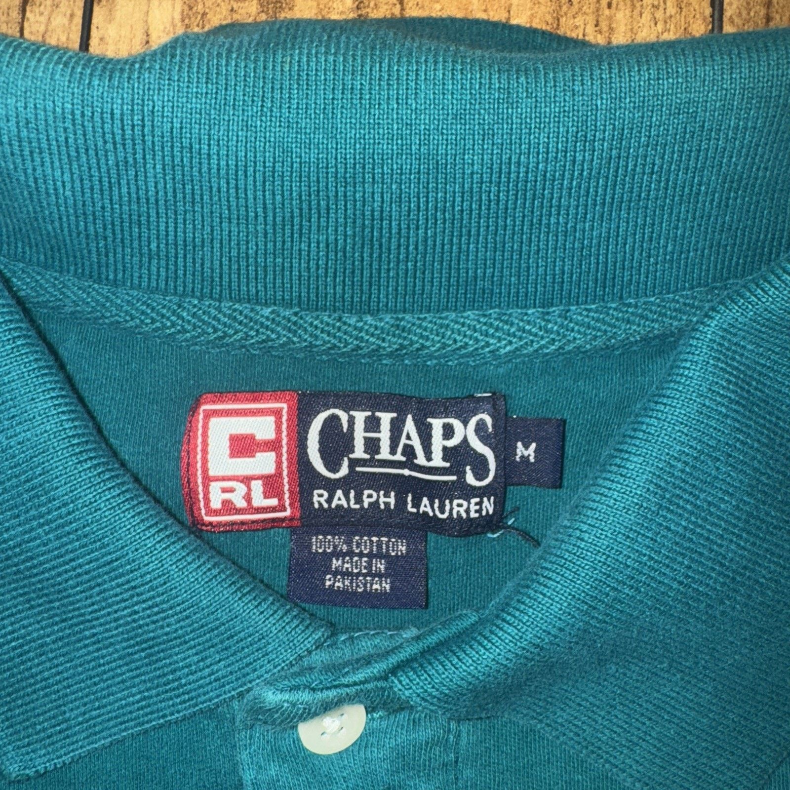 Chaps × Ralph Lauren Chaps Ralph Lauren Polo Shirt Teal Crest Logo Men’s M 22x26 Size US M / EU 48-50 / 2 - 3 Thumbnail