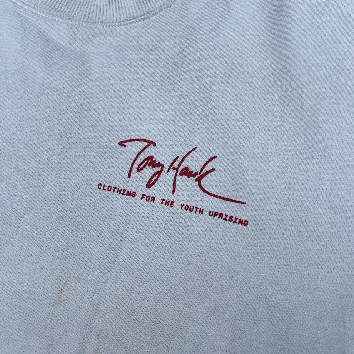 Tony Hawk “TONY HAWK” SKATE BOARDING STAIN SWEATSHIRT Size US XL / EU 56 / 4 - 12 Thumbnail