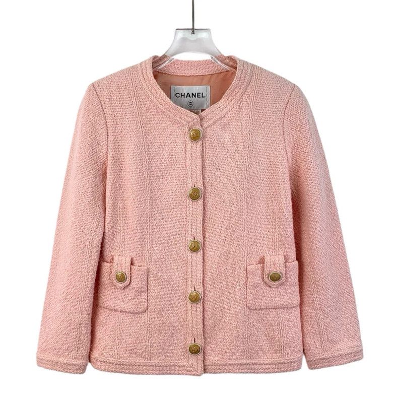 Chanel Cardigan Pink Chanel Sweatshirt Pink Chanel Sweaters For