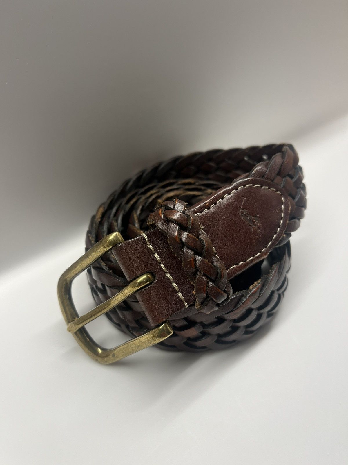 Polo Ralph Lauren Woven Leather Belt