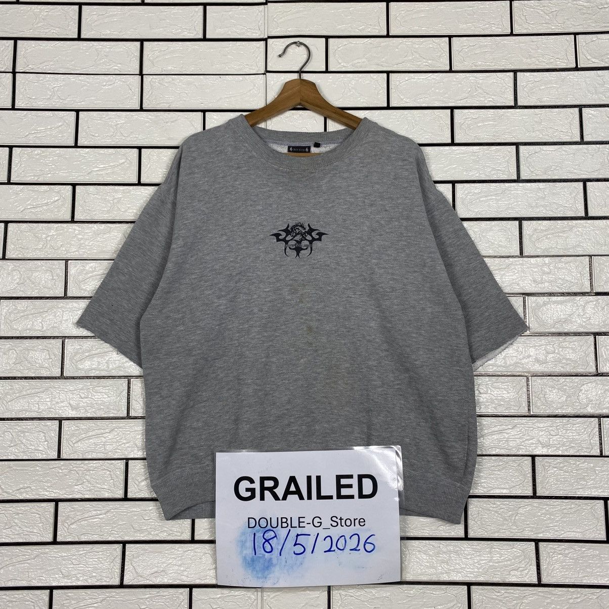 Japanese Brand Cropped Short Sleeve Sweatshirt Hill Crop Punk Design Size US M / EU 48-50 / 2 - 1 Thumbnail