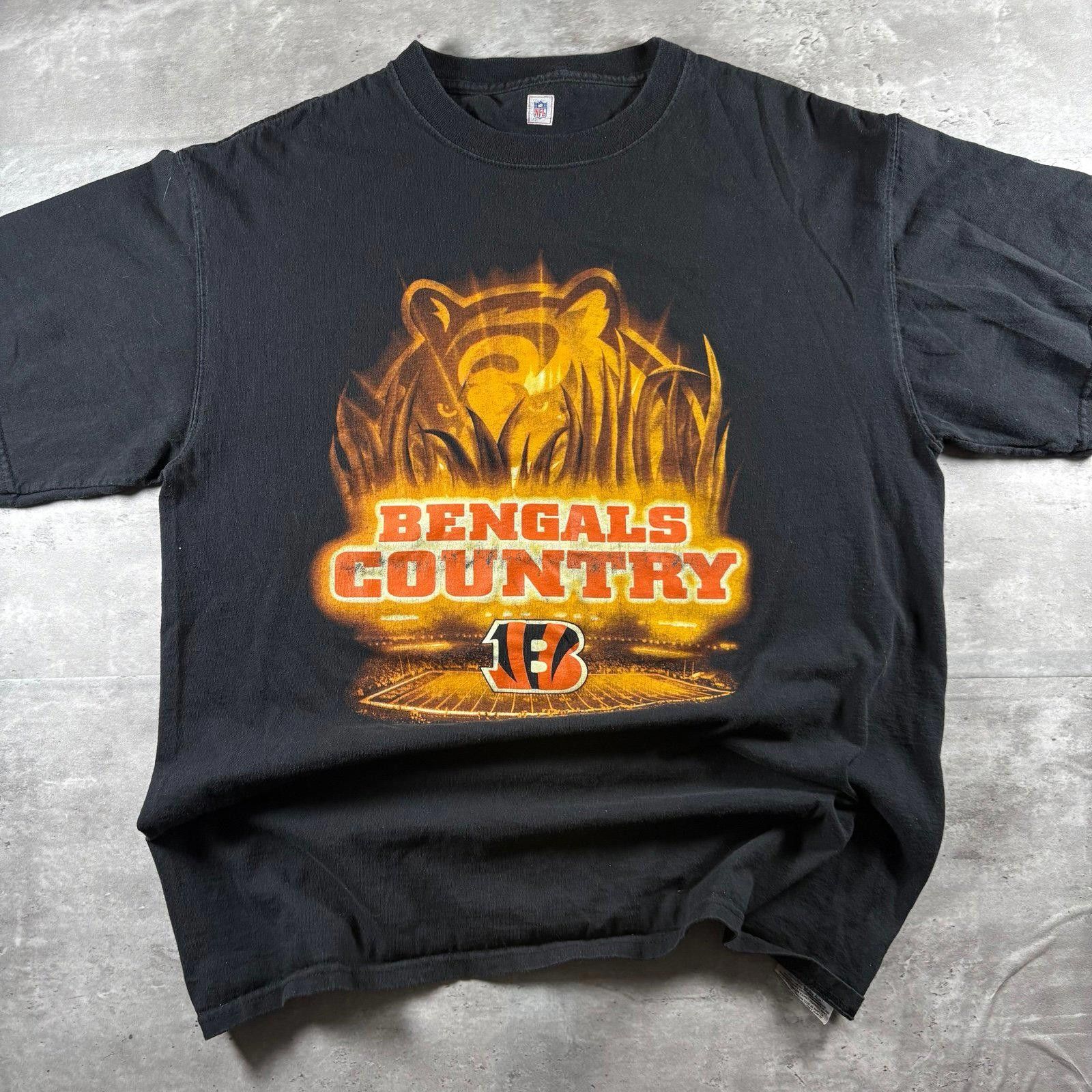 Reebok Vintage Cincinnati Bengals Tshirt Size US L / EU 52-54 / 3 - 1 Thumbnail