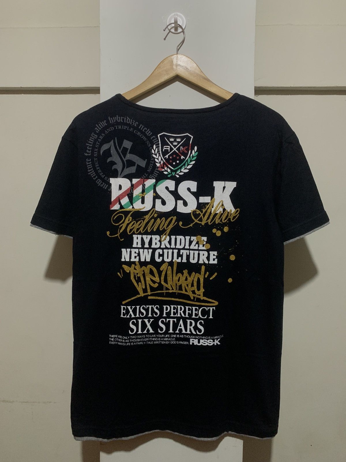 Hysteric Glamour × Supreme Japanese Double Layer Poem Rusk-k LongSleeve Tee Shirt Size US XL / EU 56 / 4 - 19 Thumbnail