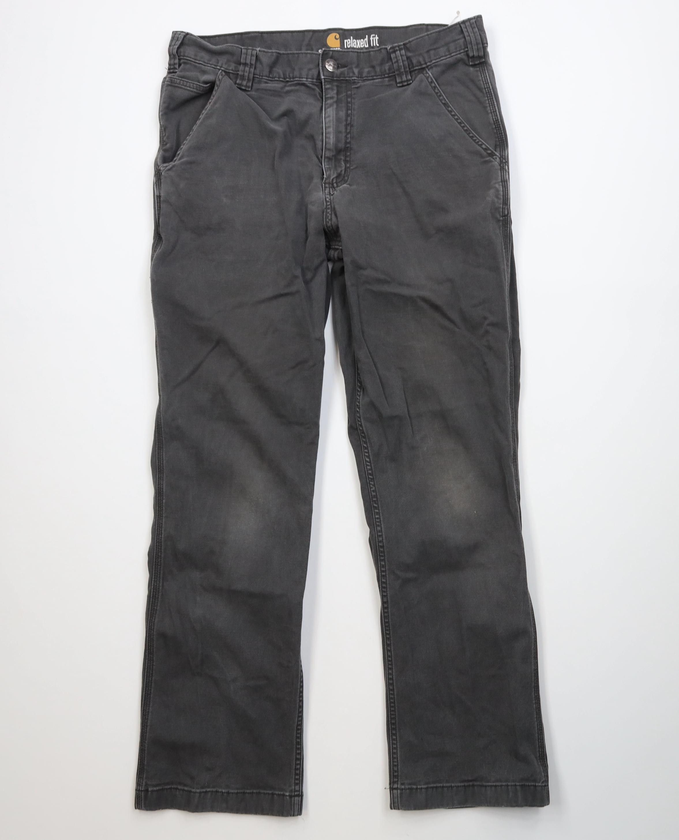 Carhartt Vintage Y2K Carhartt Fit Stretch Canvas Wide Leg Pants Gray Size US 34 / EU 50 - 1 Thumbnail