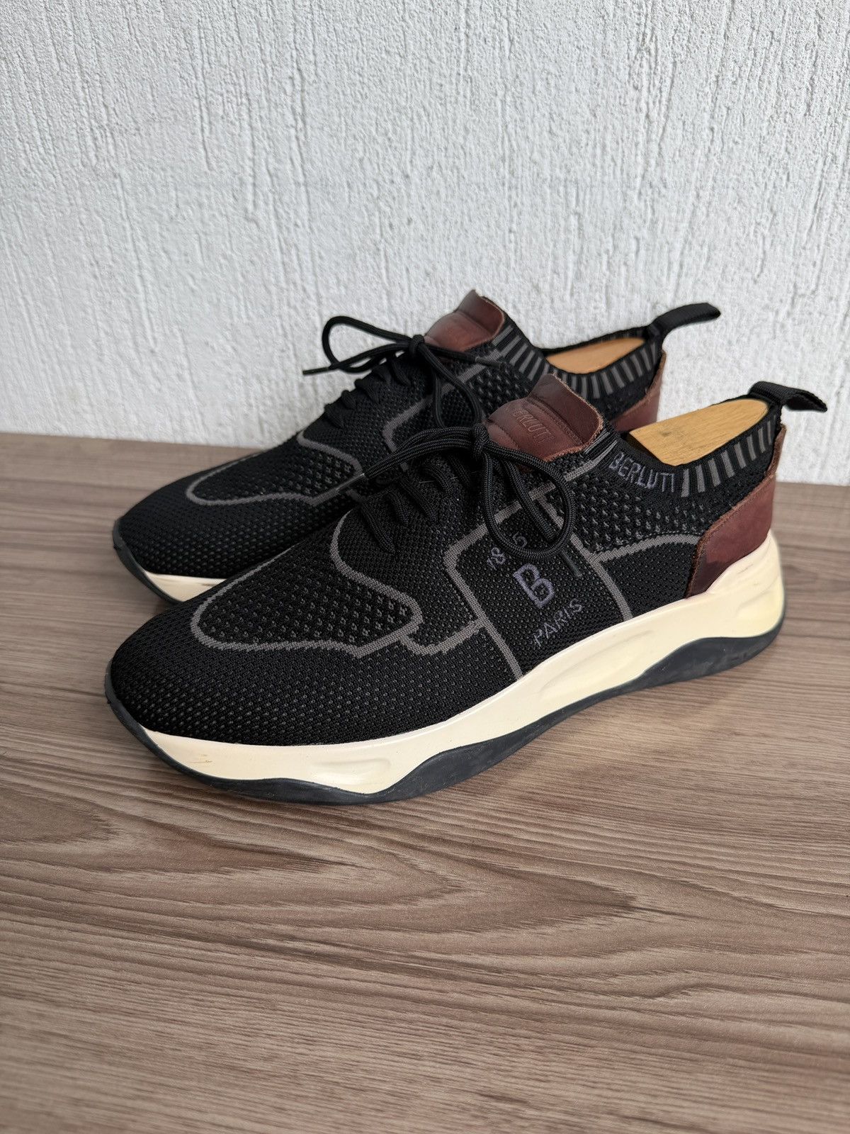Berluti shadow knit sneaker Size US 9 / EU 42 - 1 Thumbnail