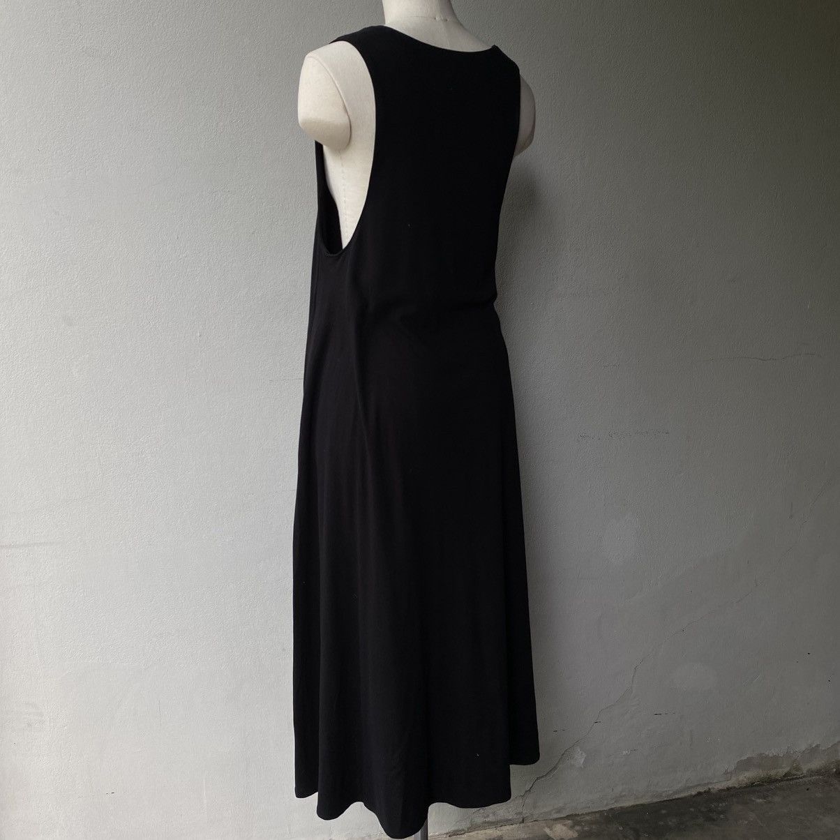 Yohji Yamamoto Yohji yamamoto Black Sleeveless Maxi Dress Size M / US 6-8 / IT 42-44 - 20 Thumbnail