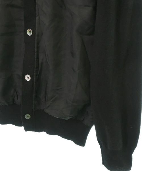 Comme des Garcons Homme Plus Sweater Cardigan Wool Button Up V-neck Plain Black Size US L / EU 52-54 / 3 - 4 Thumbnail