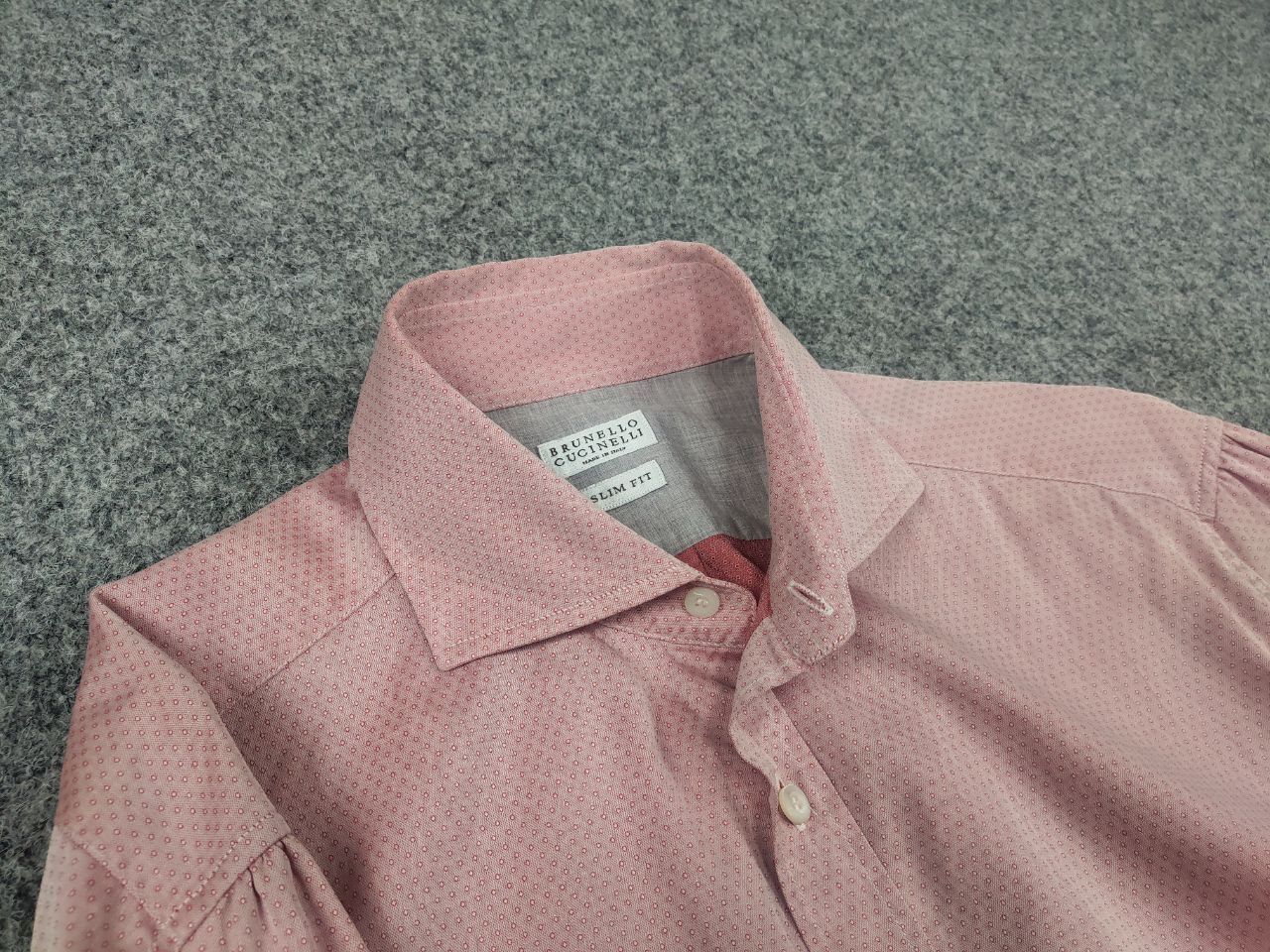 Brunello Cucinelli Brunello Cucinelli Italy Design Cotton pink Button shirt Size US M / EU 48-50 / 2 - 8 Thumbnail