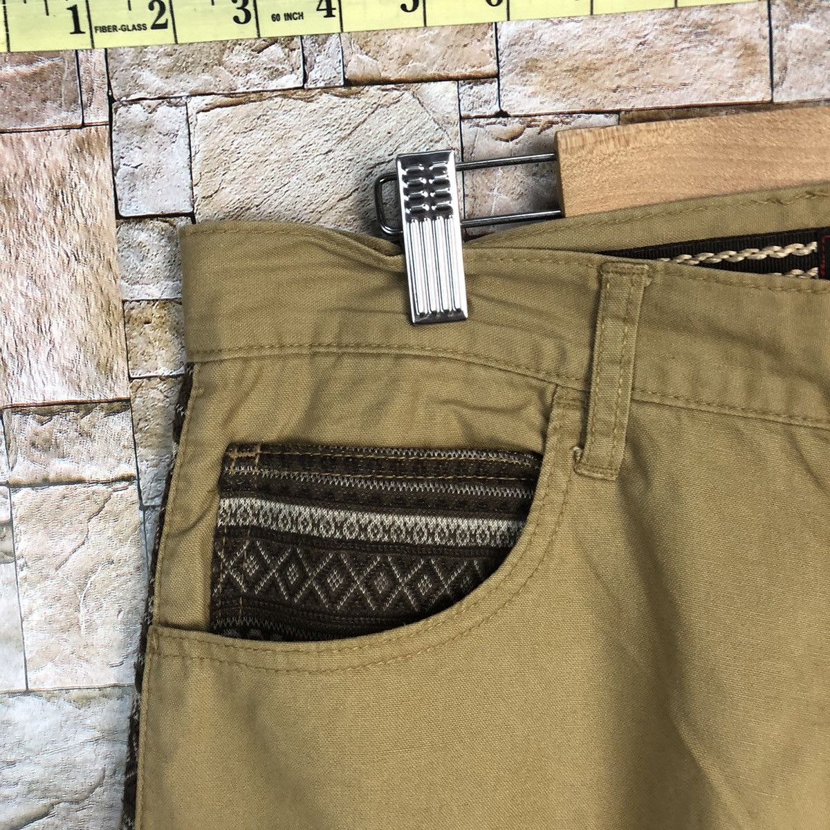 Japanese Brand DL Dominate handcraft Brown Cargo Multipocket Pants #A334 Size US 32 / EU 48 - 8 Thumbnail