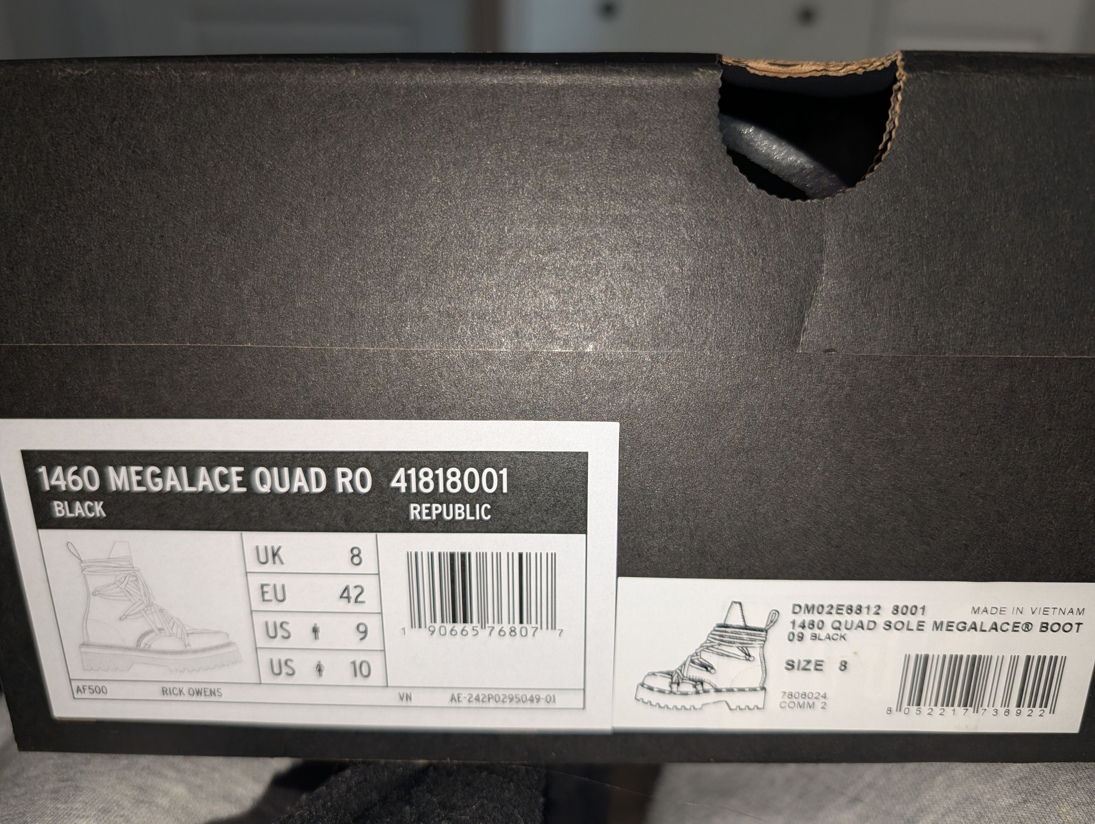 Dr. Martens × Rick Owens Rick owens x dr martens 1460 size 42 Size US 9 / EU 42 - 10 Thumbnail