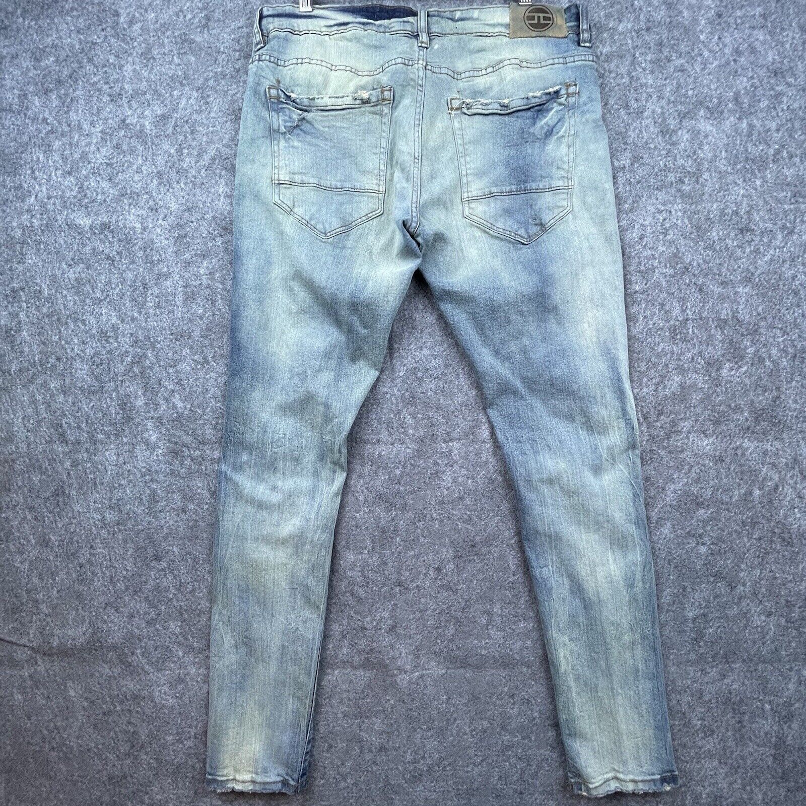 Jordan Craig Jordan Craig Jeans Mens 34/32 Ross Grunge Ripped Thrashed Size US 34 / EU 50 - 2 Thumbnail