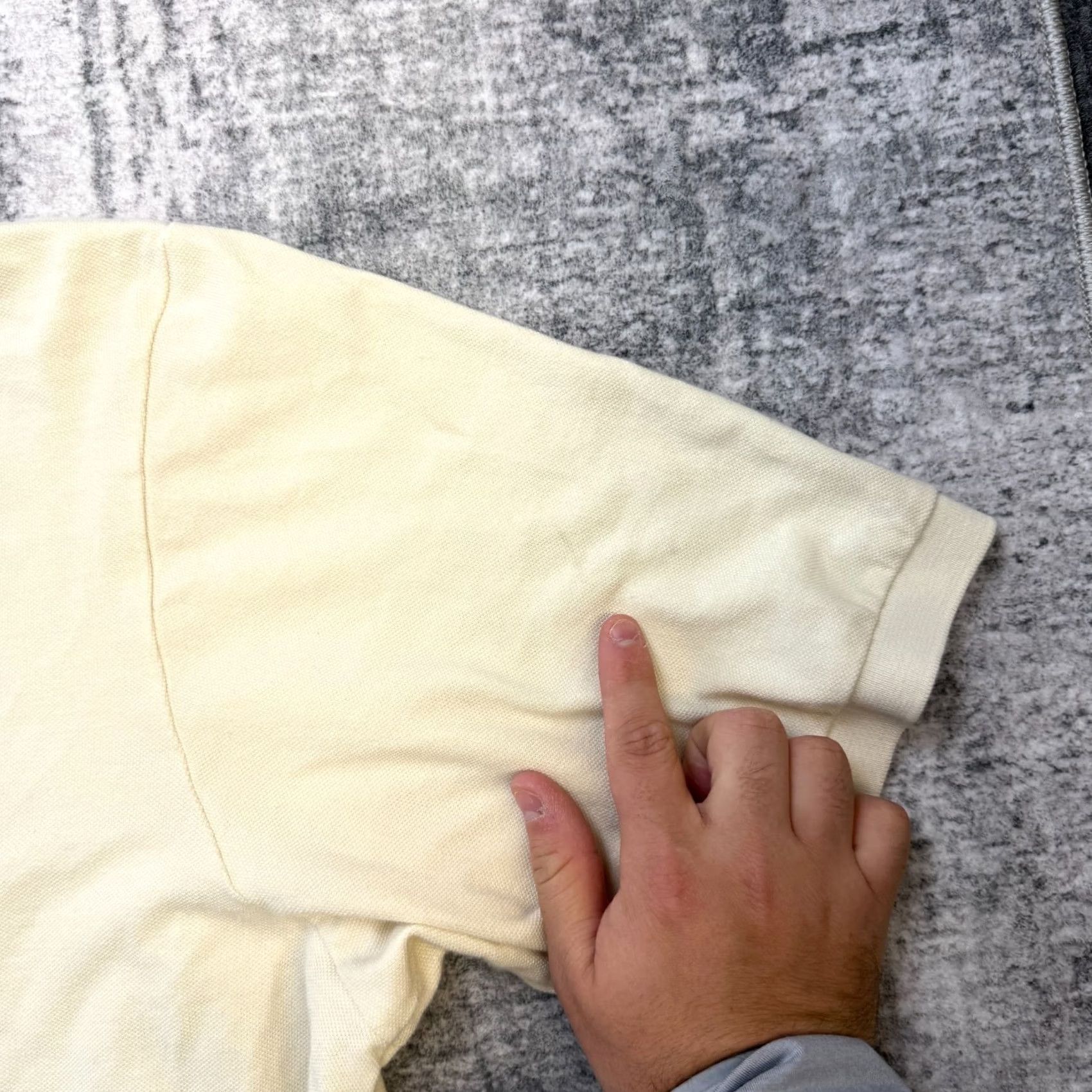 Polo Ralph Lauren Polo Ralph Lauren Shirt Mens 4XLT Ivory Cream Polo Knit Cotton Pony Pique Casual Short Sleeve Collared Pullover Polo/Shirt Size US XXL / EU 58 / 5 - 6 Thumbnail
