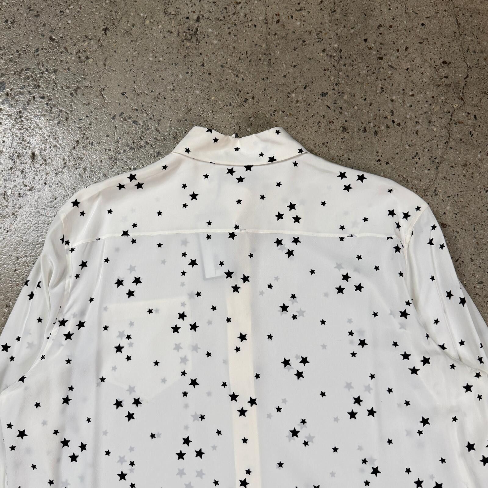 Prada Prada Silk Star Print Shirt Size US L / EU 52-54 / 3 - 7 Thumbnail
