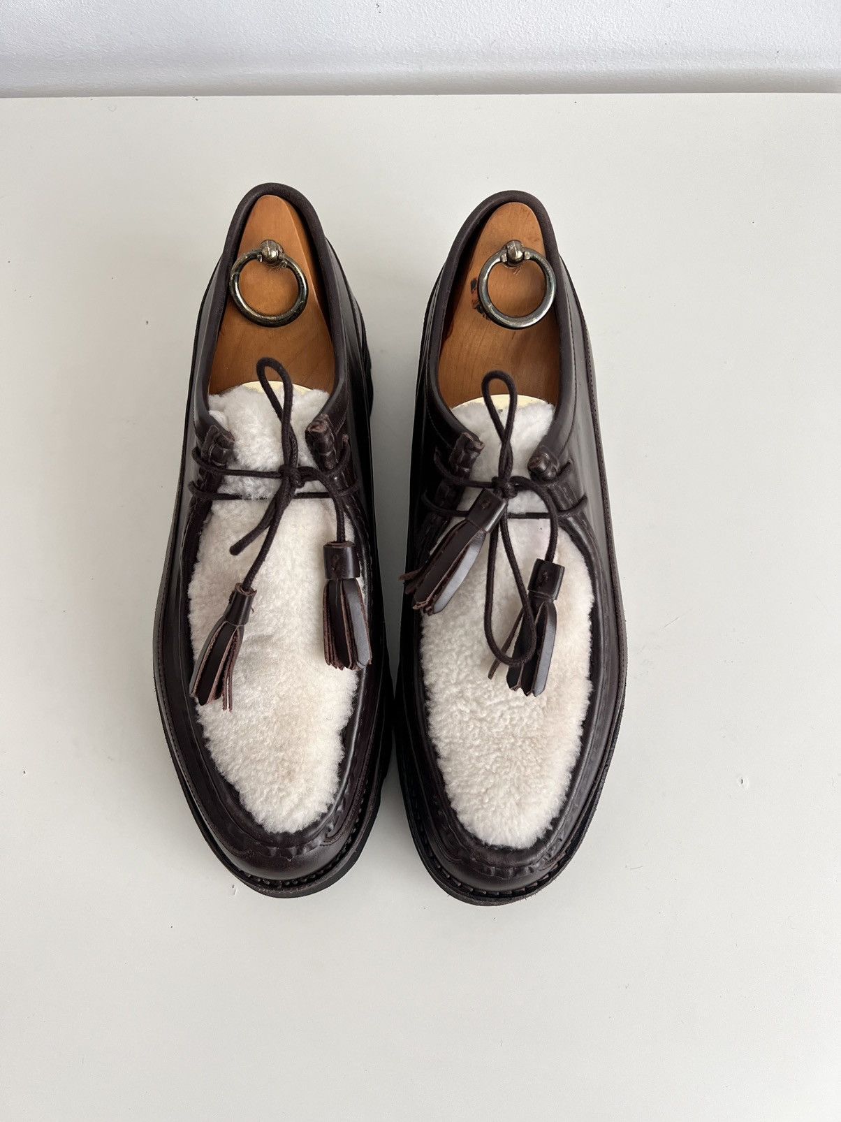 Grenson Bennet Shearling Lug Moc Brown Paraboot Michael