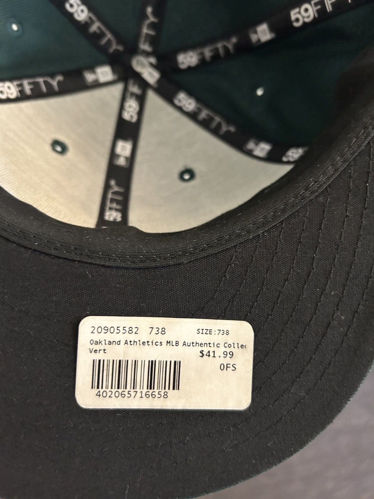 New Era Athletics A hat Size 38 - 4 Thumbnail