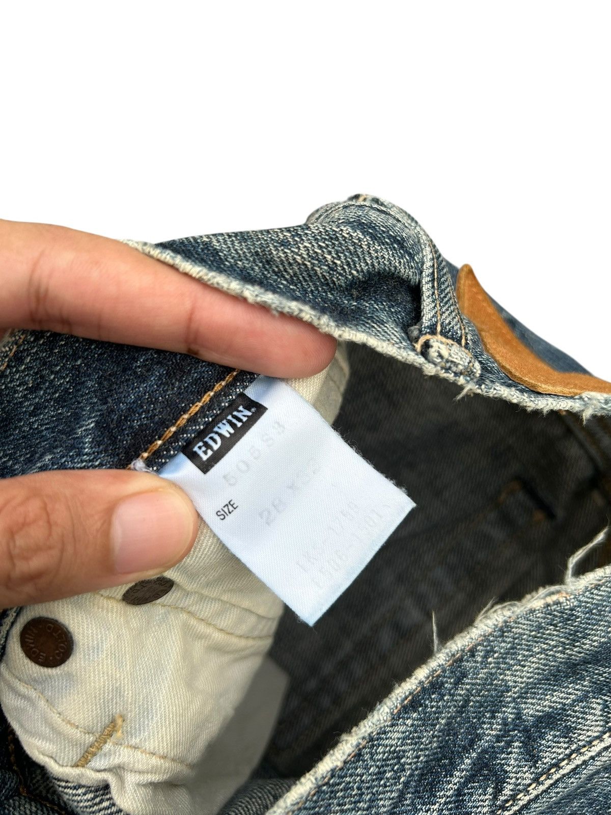 Kapital Vintage Edwin 505s Selvedge Distressed Denim Jeans Size US 28 / EU 44 - 9 Thumbnail