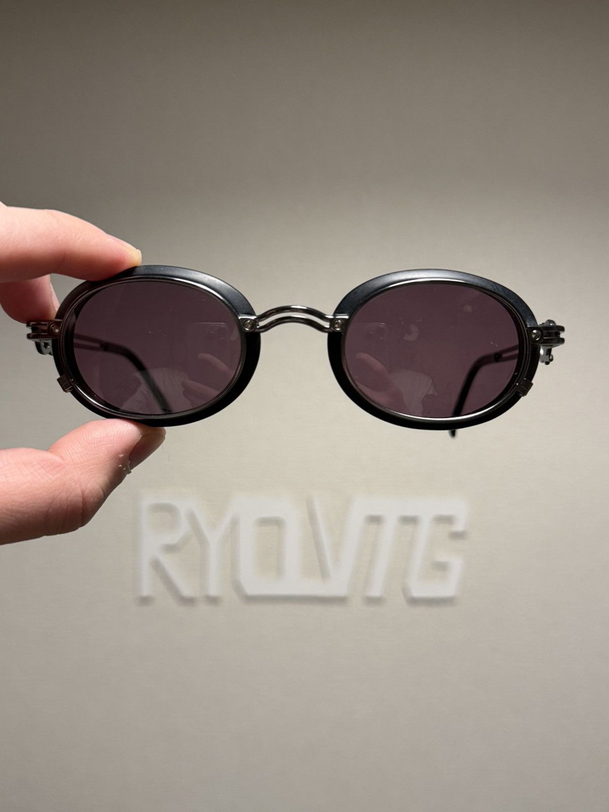 Jean Paul Gaultier Jean Paul Gaultier Layered Industrial Sunglasses Size ONE SIZE - 3 Thumbnail