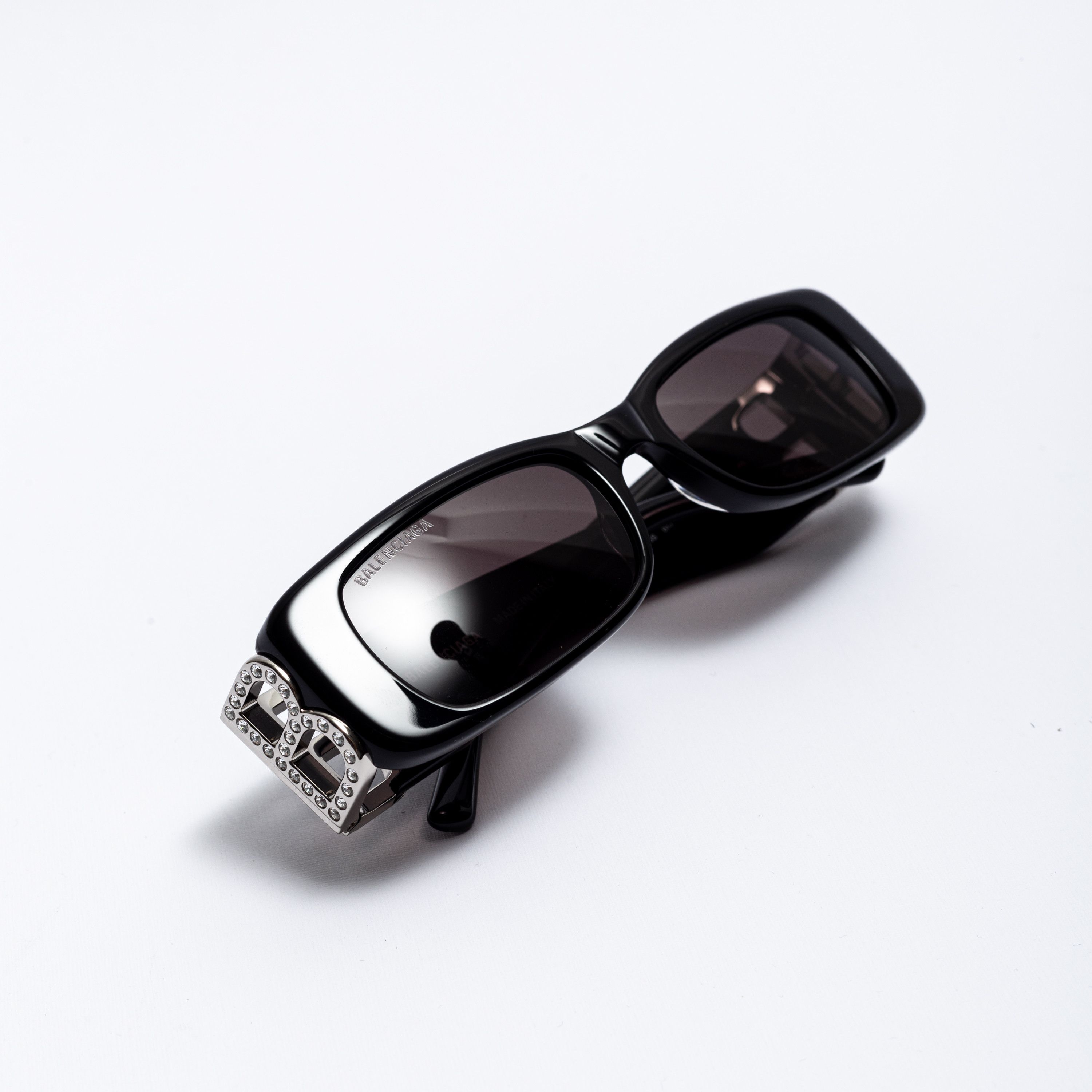 Balenciaga BALENCIAGA BB0096S 017 Sunglasses BLACK/SILVER Size ONE SIZE - 2 Thumbnail