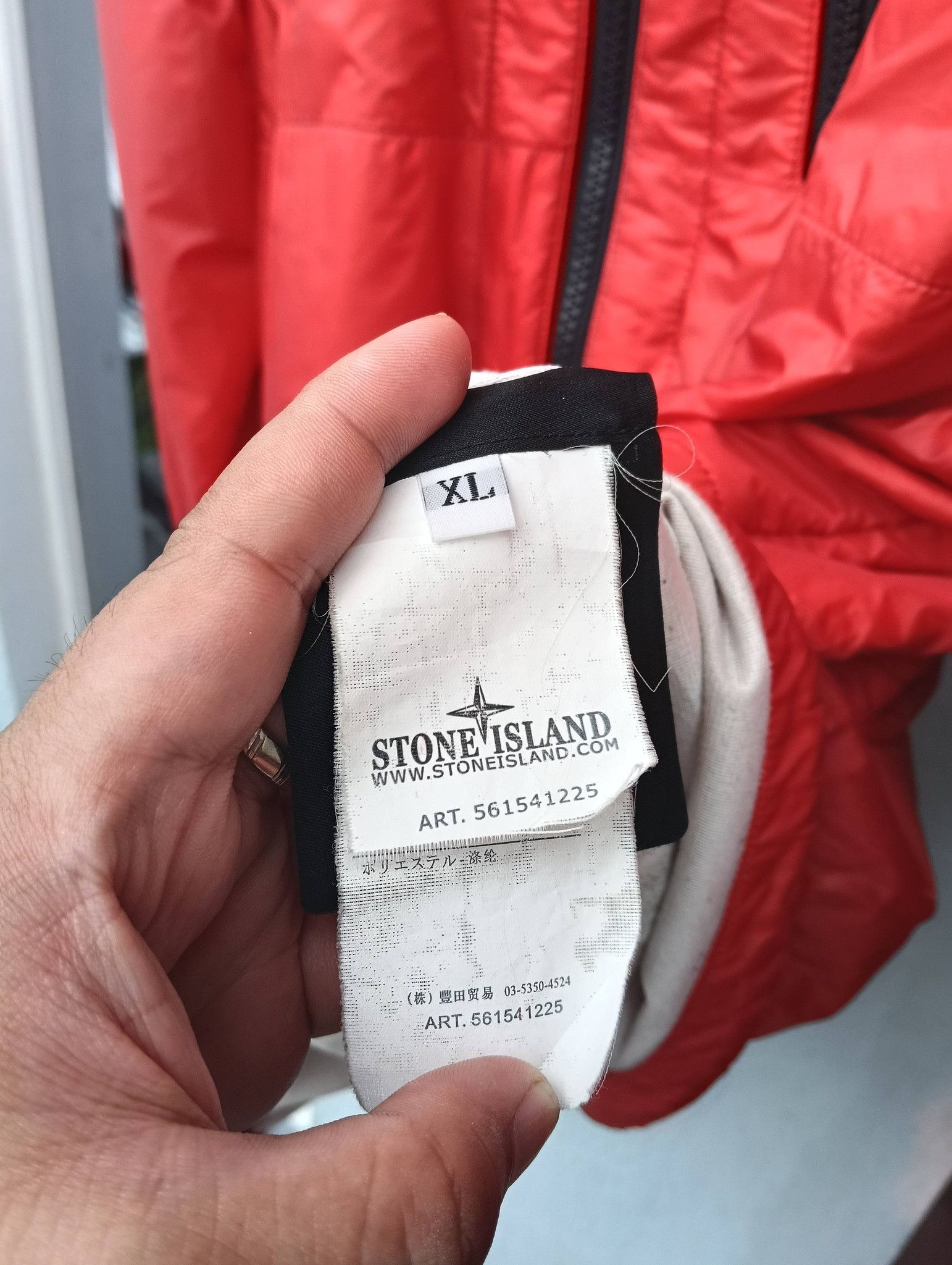 Stone Island Stone Island Red Micro Ripstop Quilted Jacket XL Size US L / EU 52-54 / 3 - 5 Thumbnail
