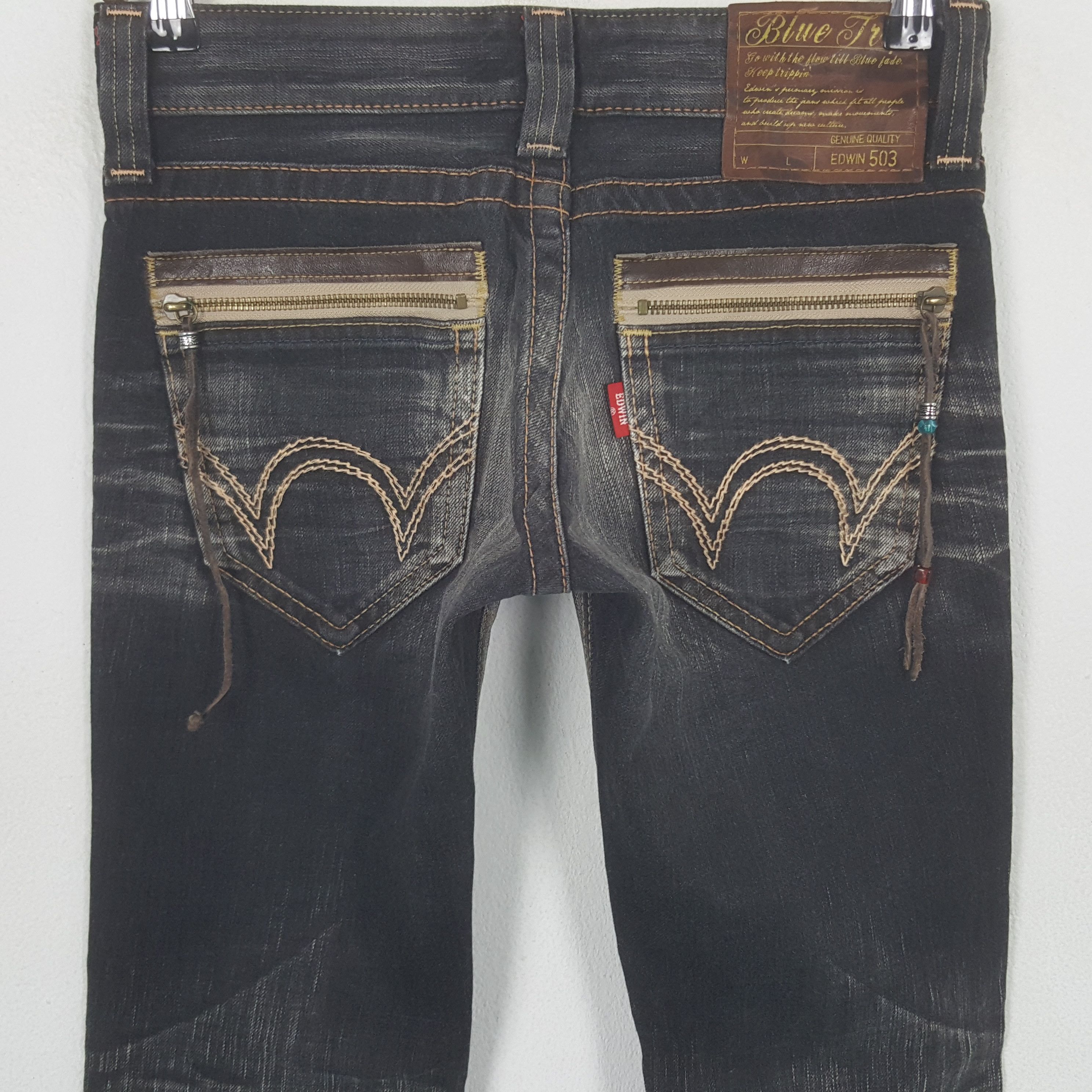 Edwin Vintage Edwin 503 Retro Style Denim Jeans RR30 Size 28" / US 6 / IT 42 - 5 Thumbnail