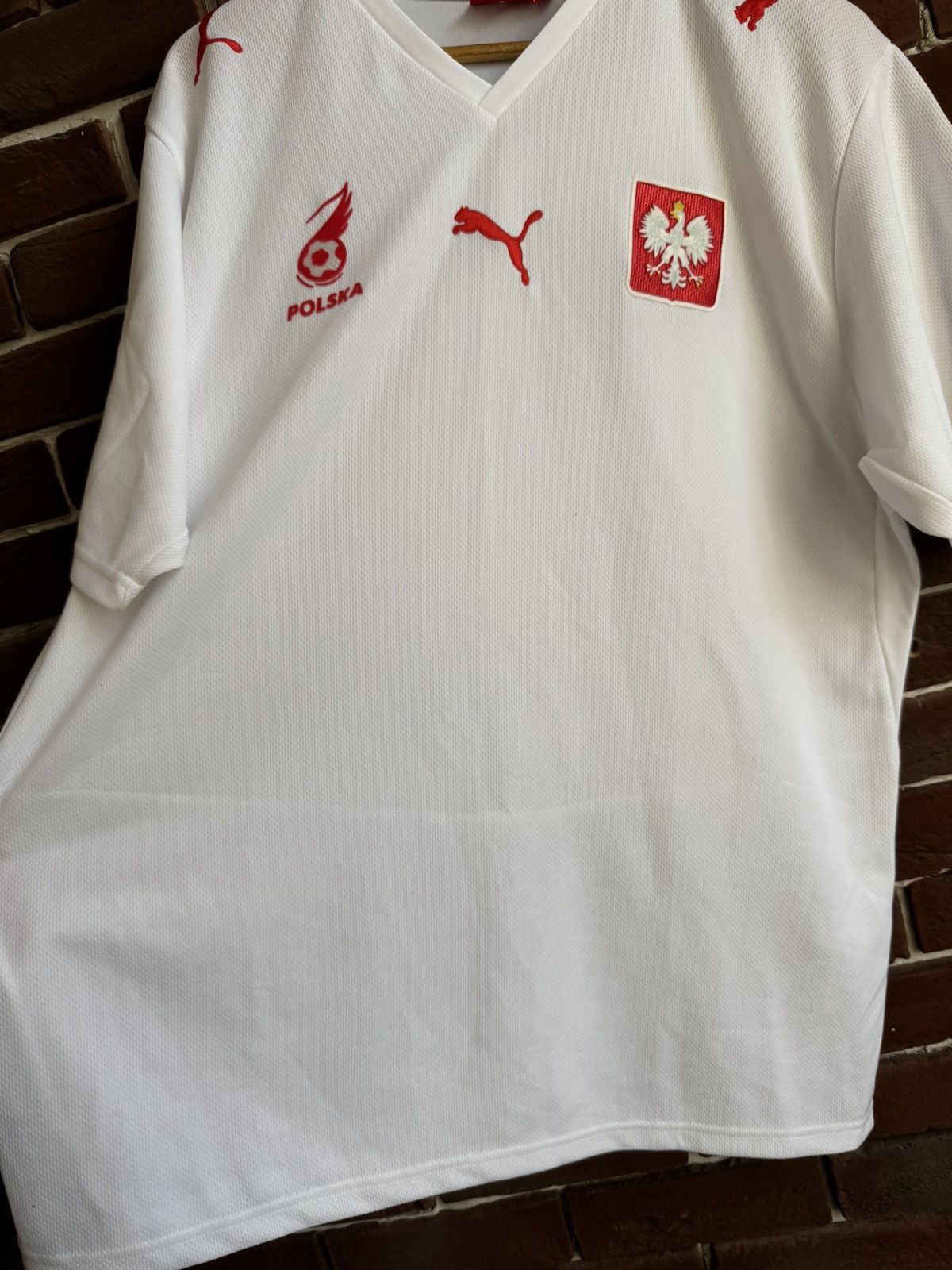Puma Puma Polish National Team Football Kit Jersey XL White Size US XL / EU 56 / 4 - 4 Thumbnail
