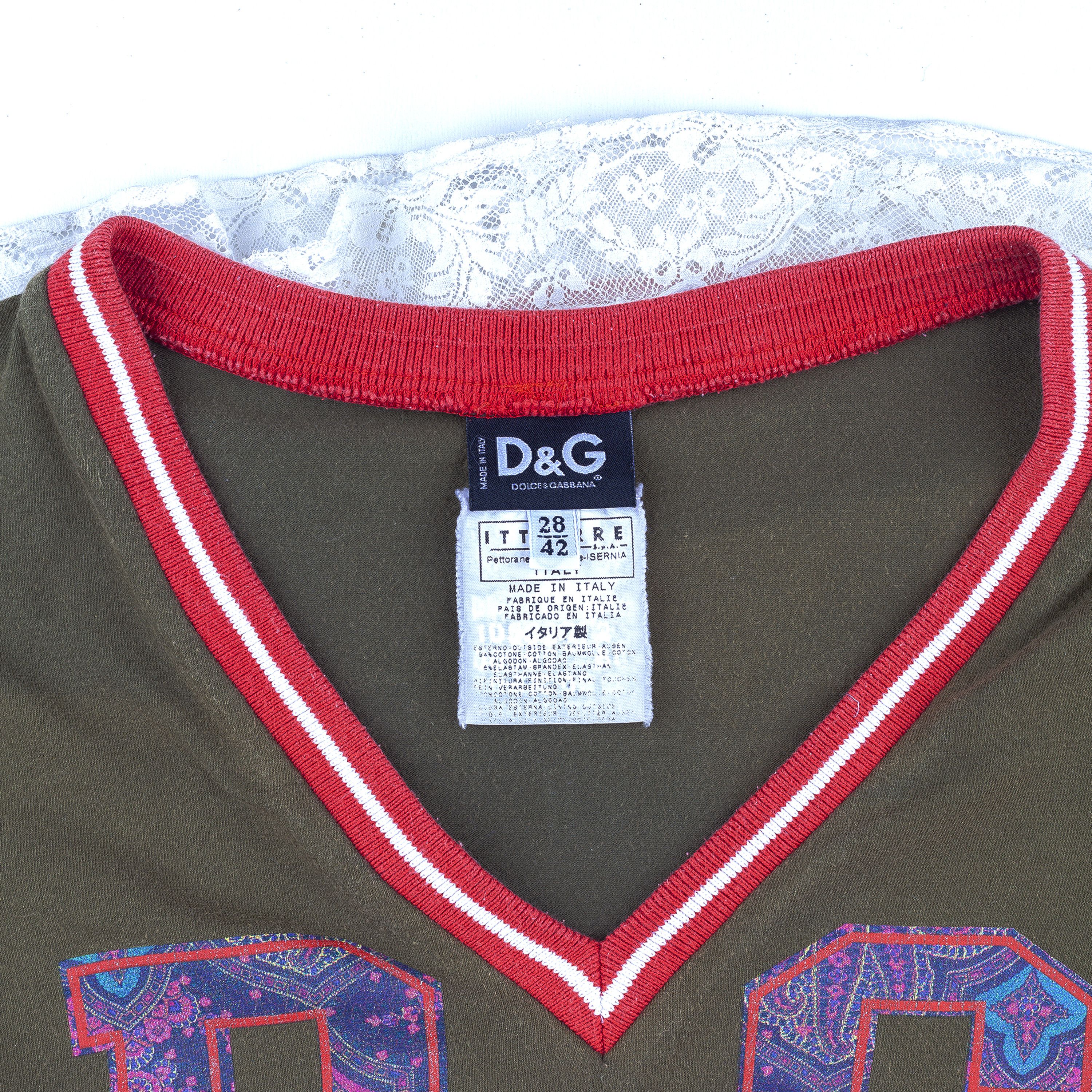 Dolce & Gabbana Dolce & Gabbana Vintage Splendor V Neck Lace Top (S) Size S / US 4 / IT 40 - 5 Thumbnail