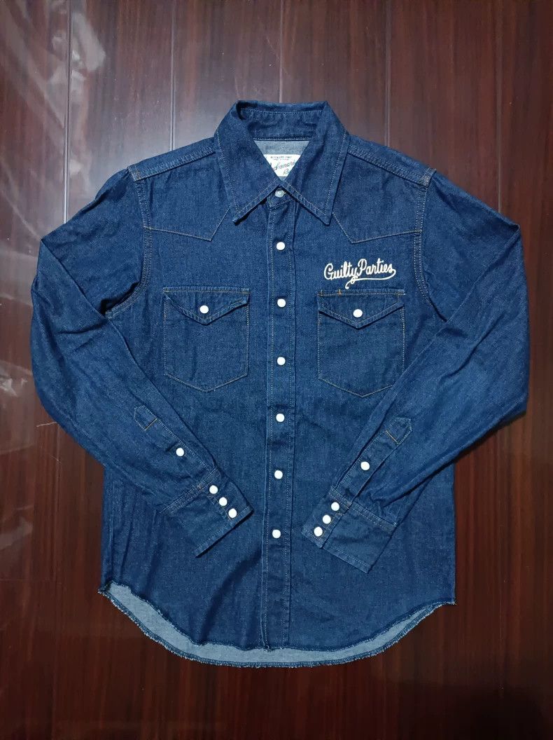 Wacko Maria Wacko maria Embroidered Virgin Mary Denim Shirt Jacket SUP Size US S / EU 44-46 / 1 - 1 Thumbnail