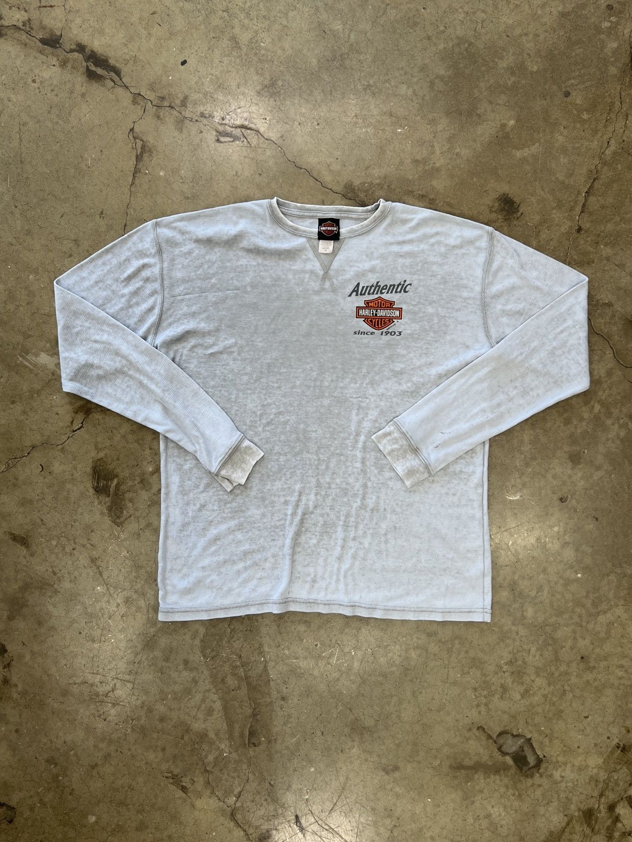 Harley Davidson Harley Davidson Logo El Paso Texas Thermal Long Sleeve XL Size US L / EU 52-54 / 3 - 2 Thumbnail