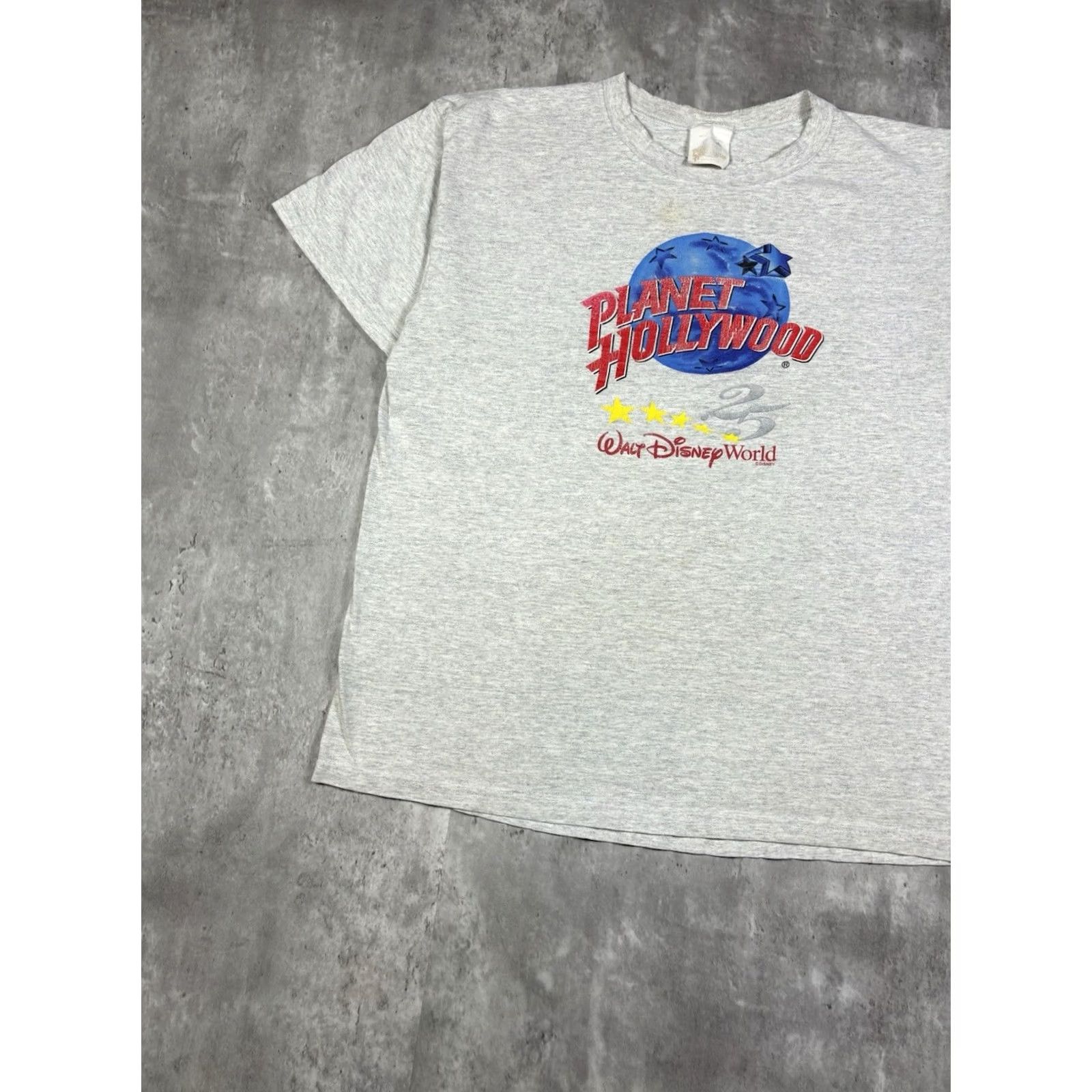 Planet Hollywood VINTAGE Planet Hollywood Graphic Tee Shirt L Gray 90s USA Mens Size US L / EU 52-54 / 3 - 2 Thumbnail
