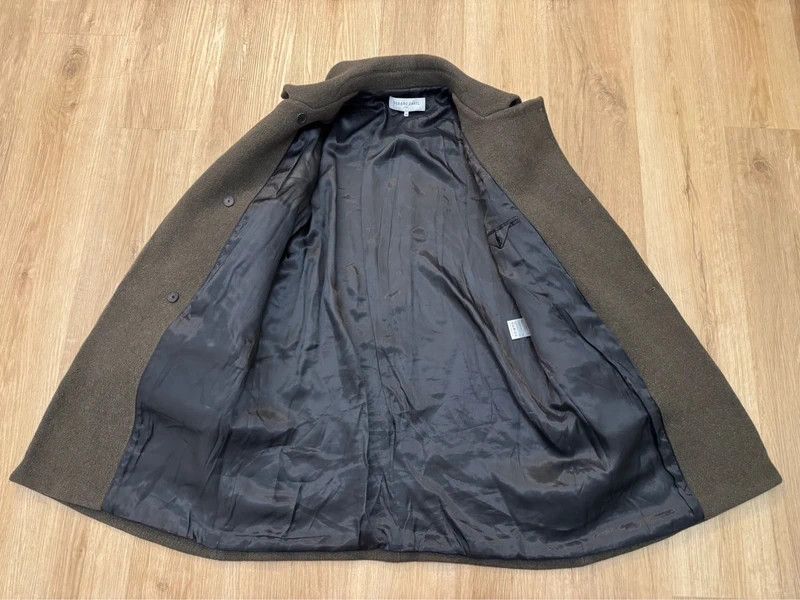 Gerard Darel Gerard Darel Paris Laine Wool Coat Khaki size 46 L Size L / US 10 / IT 46 - 3 Thumbnail