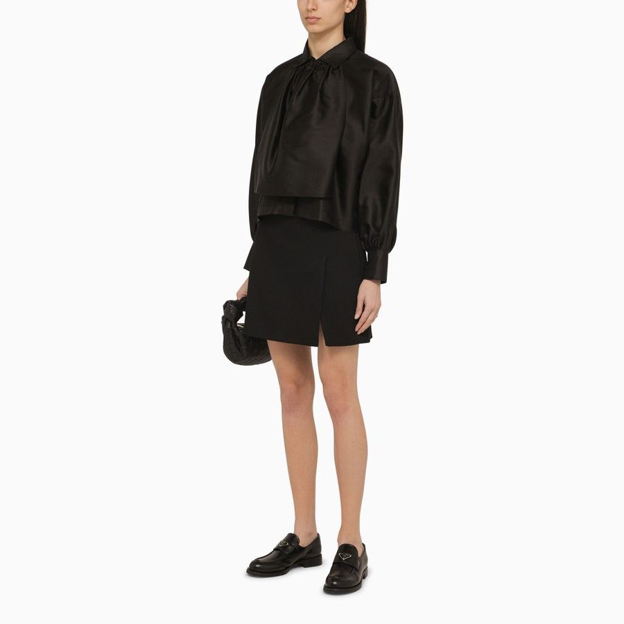 Max Mara o1d2blof0824 Blouse in Black Size XS / US 0-2 / IT 36-38 - 2 Thumbnail