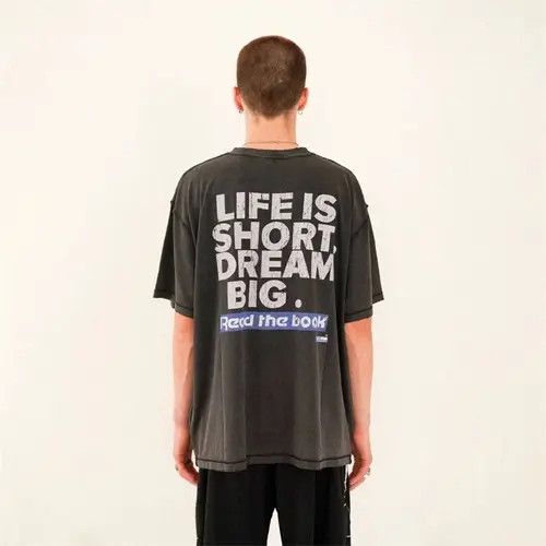 Japanese Brand REEBORN Crack Print Vintage Shirt Combo's Black White Size US XL / EU 56 / 4 - 4 Thumbnail