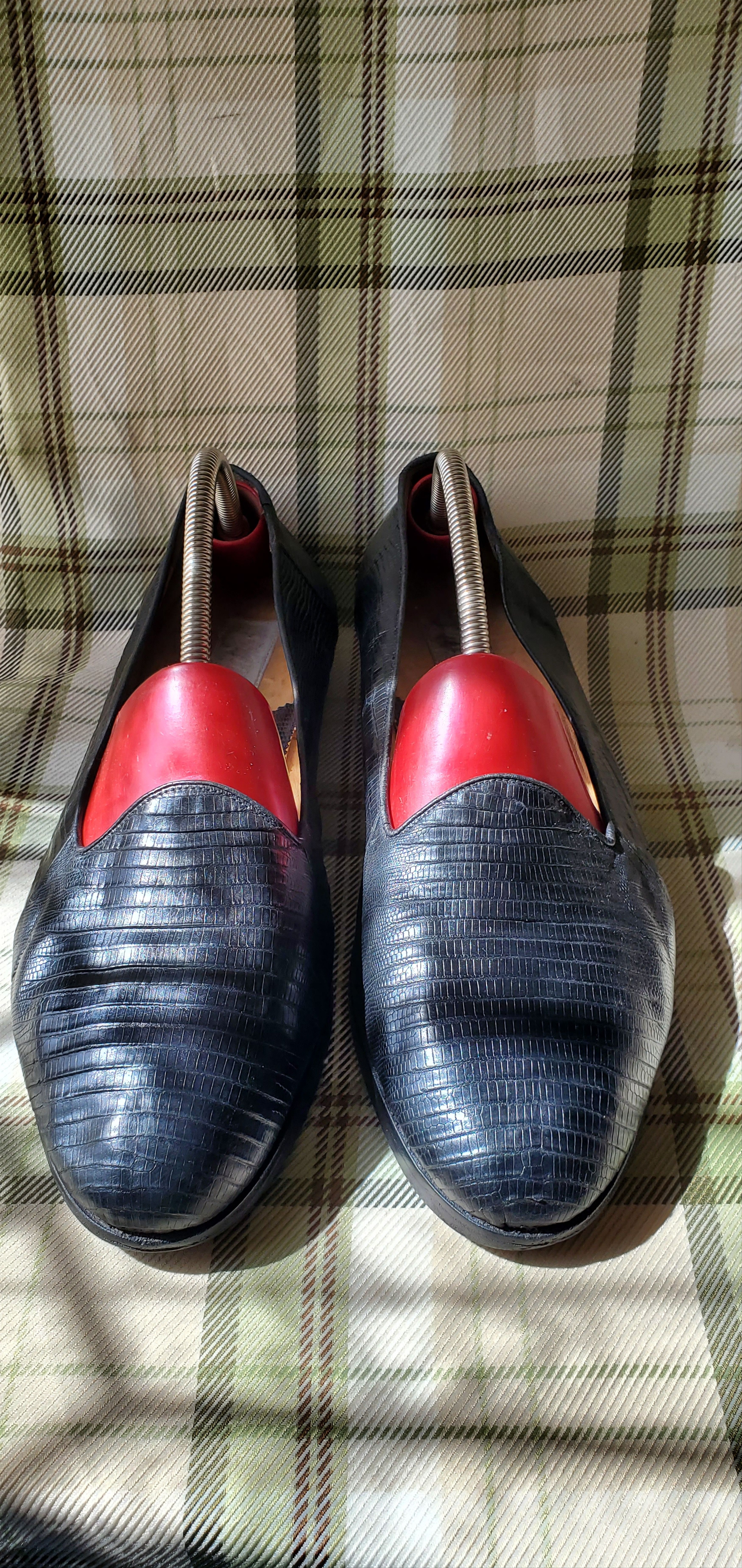 Mauri Mauri Lizard Leather Loafer Shoes Size US 11 / EU 44 - 2 Thumbnail