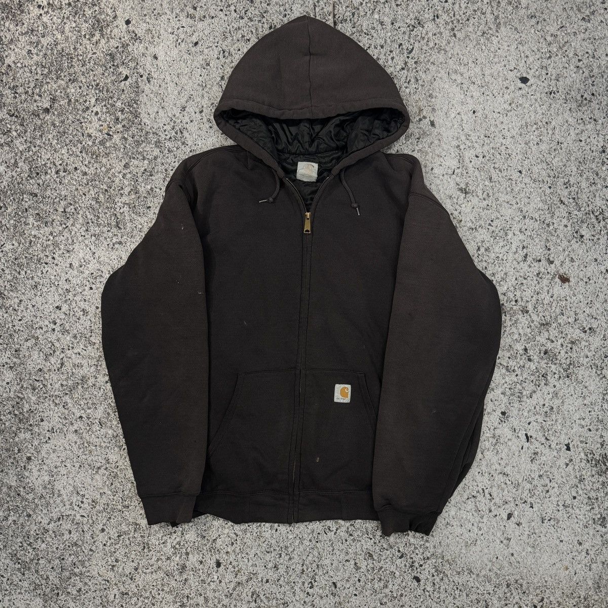 Carhartt Carhartt Thrashed Faded Distressed Zip Up Hoodie ERD Grunge Size US XXL / EU 58 / 5 - 10 Thumbnail