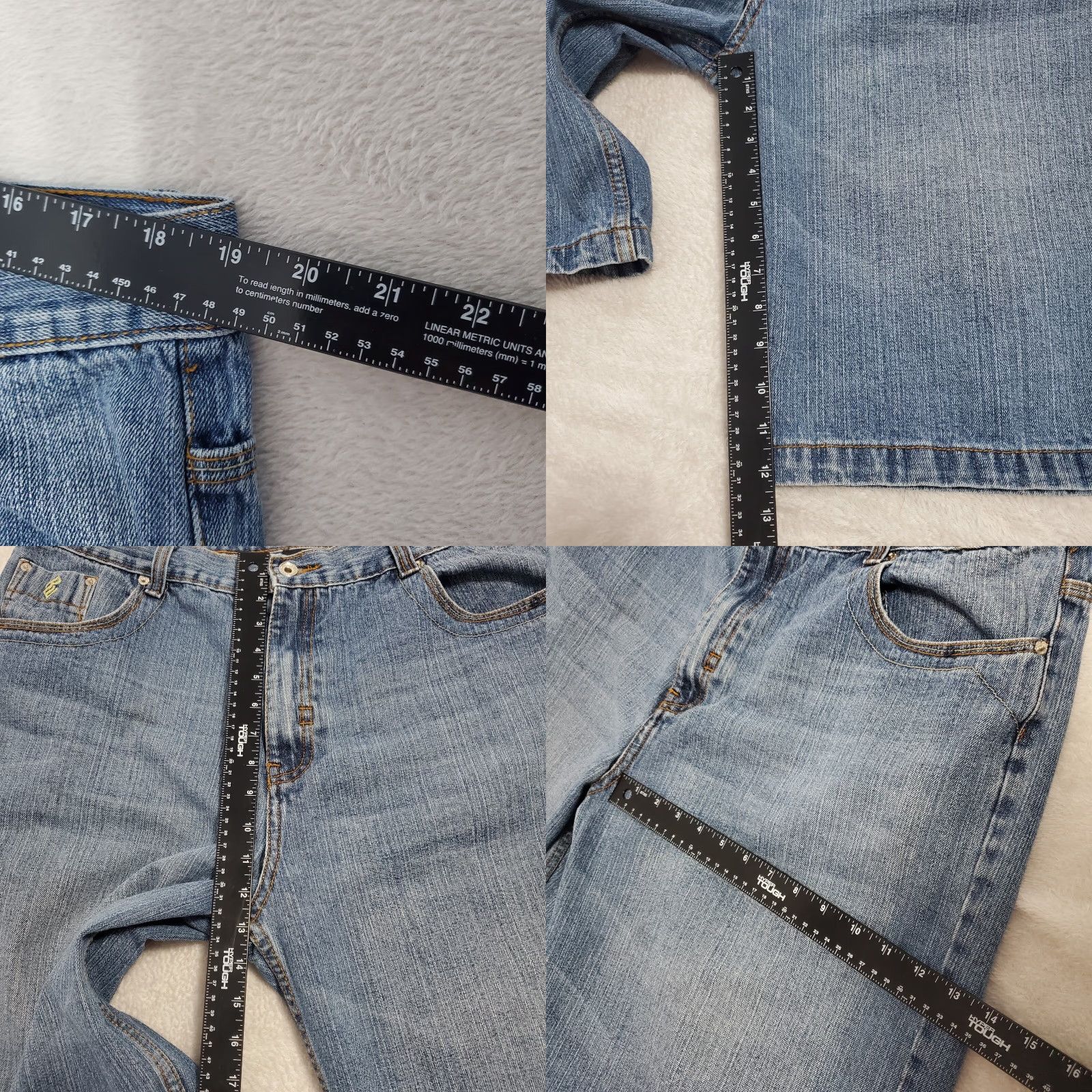 Rocawear Rocawear Jean Shorts Men 40 Embroidered Pockets Denim Baggy Hip Hop Y2K 38x12 Denim Baggy 5-Pocket Rocawear Mens Bermuda Hip Hop Y2K Size US 40 / EU 56 - 8 Thumbnail