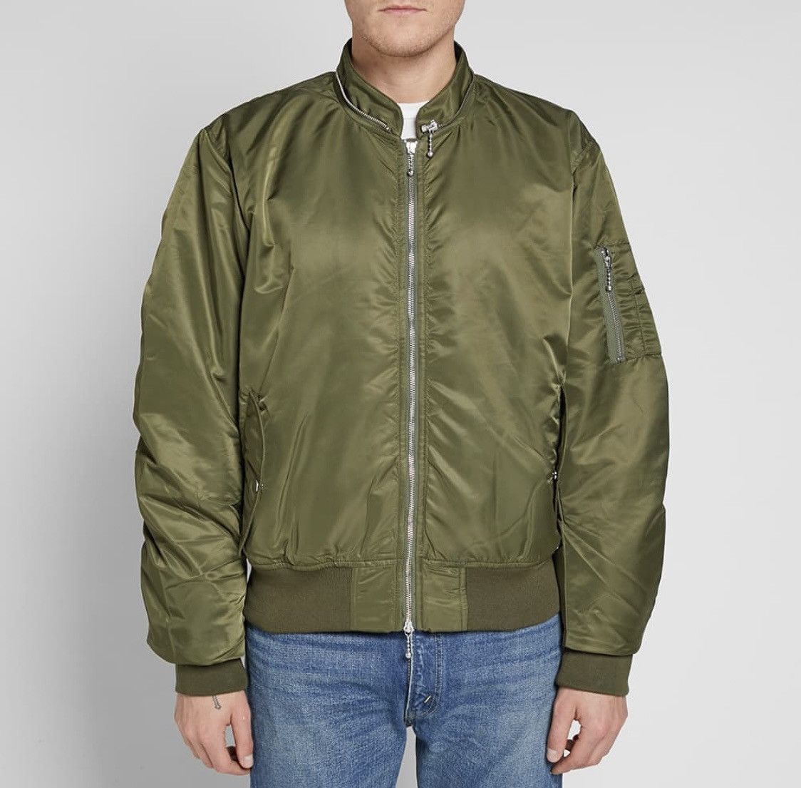 Midnight Studios New Midnight Studios MA-1 Bomber Detachable Logo Scarf 3 L Size US L / EU 52-54 / 3 - 9 Thumbnail